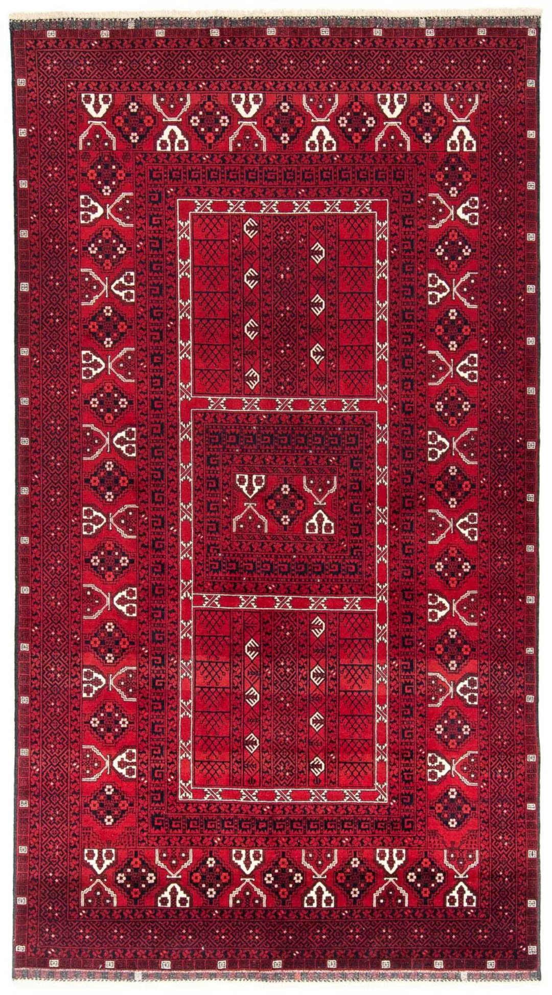 morgenland Orientteppich »Turkaman - 255 x 151 cm - dunkelrot«, rechteckig, günstig online kaufen