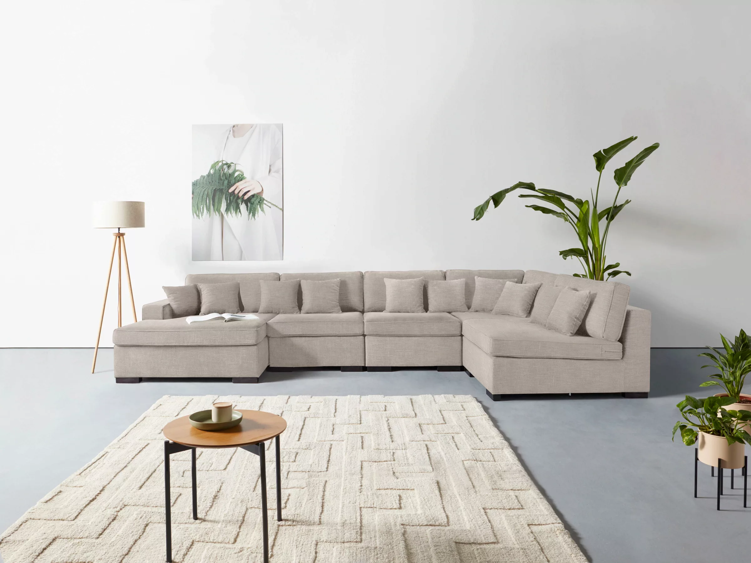 Guido Maria Kretschmer Home&Living Wohnlandschaft »Skara U-Form«, Lounge-So günstig online kaufen
