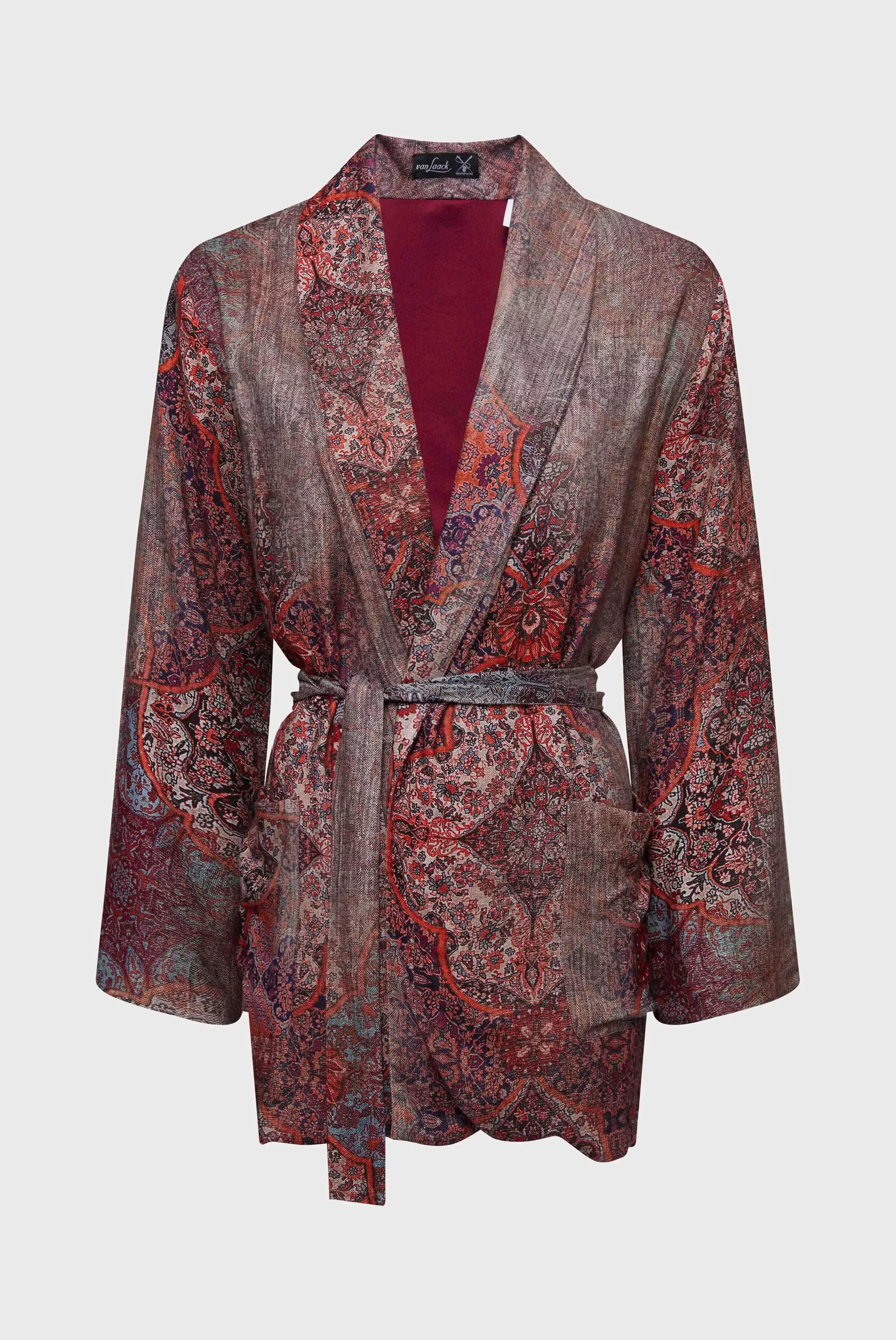 Kimono mit Vintage-Druck günstig online kaufen