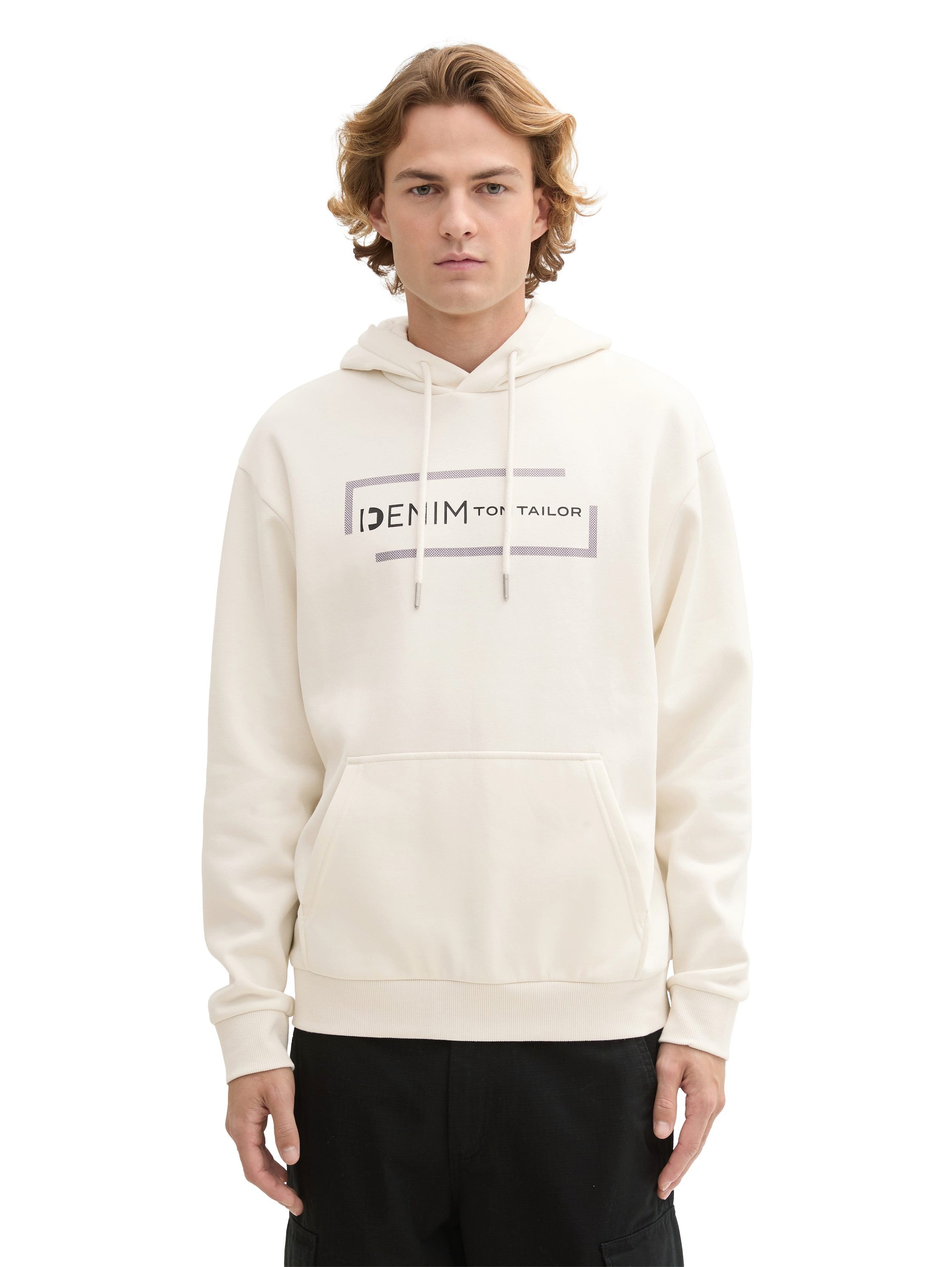 TOM TAILOR Denim Hoodie mit großem günstig online kaufen