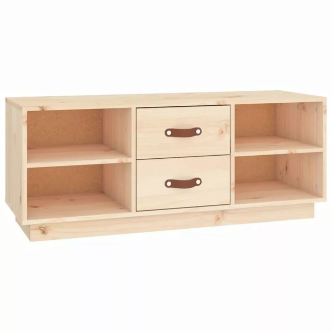 furnicato TV-Schrank 100x34x40 cm Massivholz Kiefer (1-St) günstig online kaufen