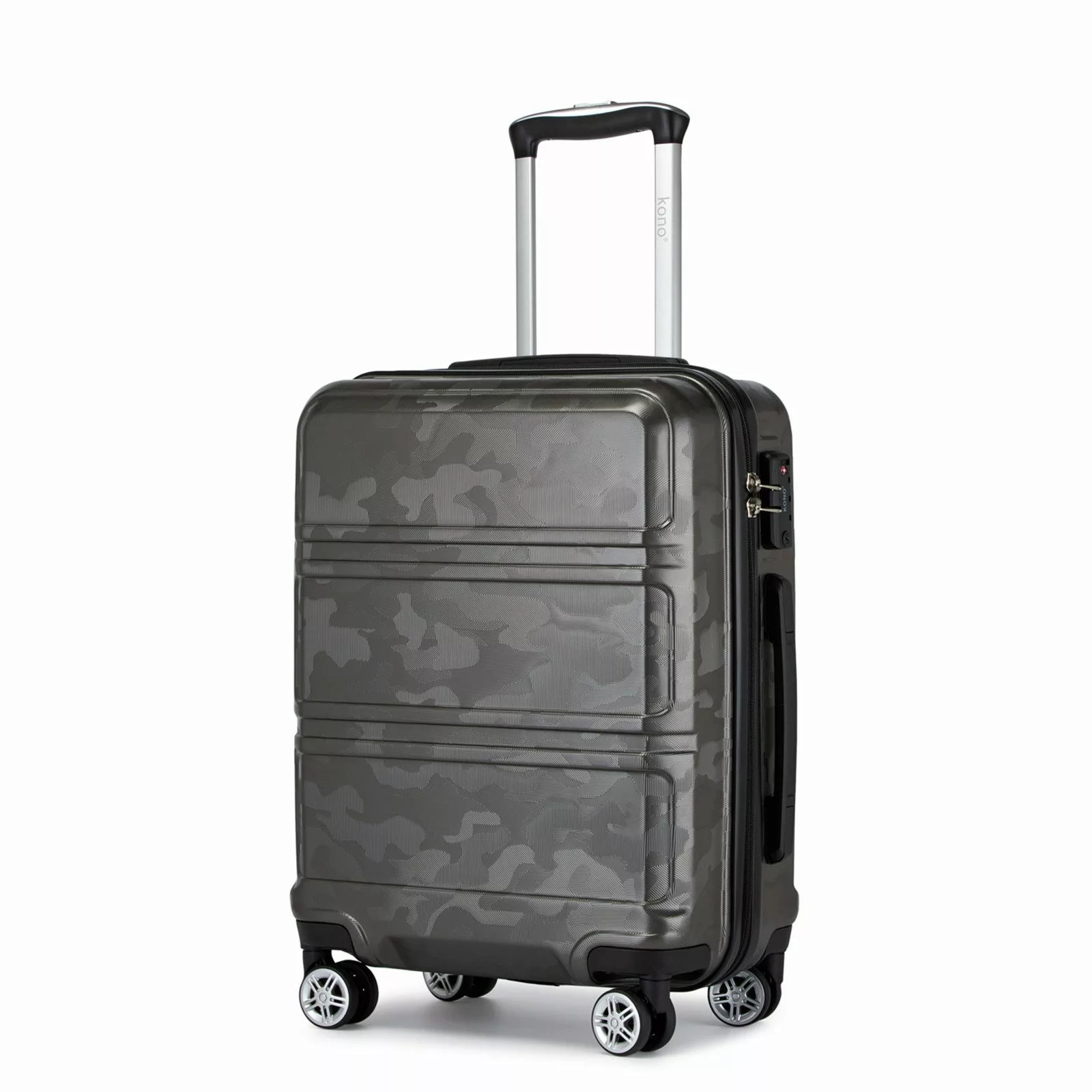 KONO Hartschalen-Trolley mit TSA-Schloss - Reisekoffer günstig online kaufen