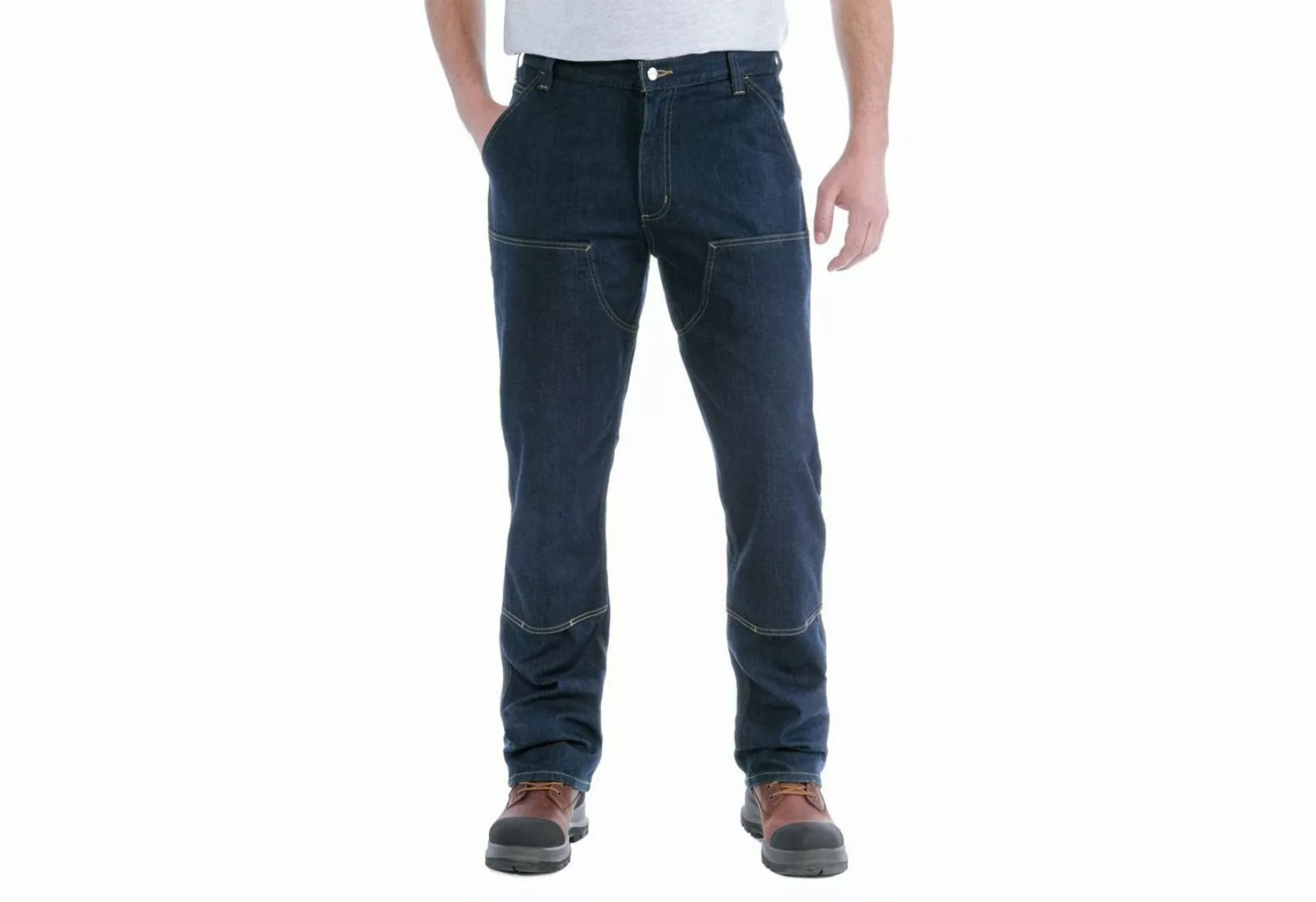 Carhartt Workerjeans DOUBLE-FRONT DUNGAREE JEANS (1-tlg) günstig online kaufen