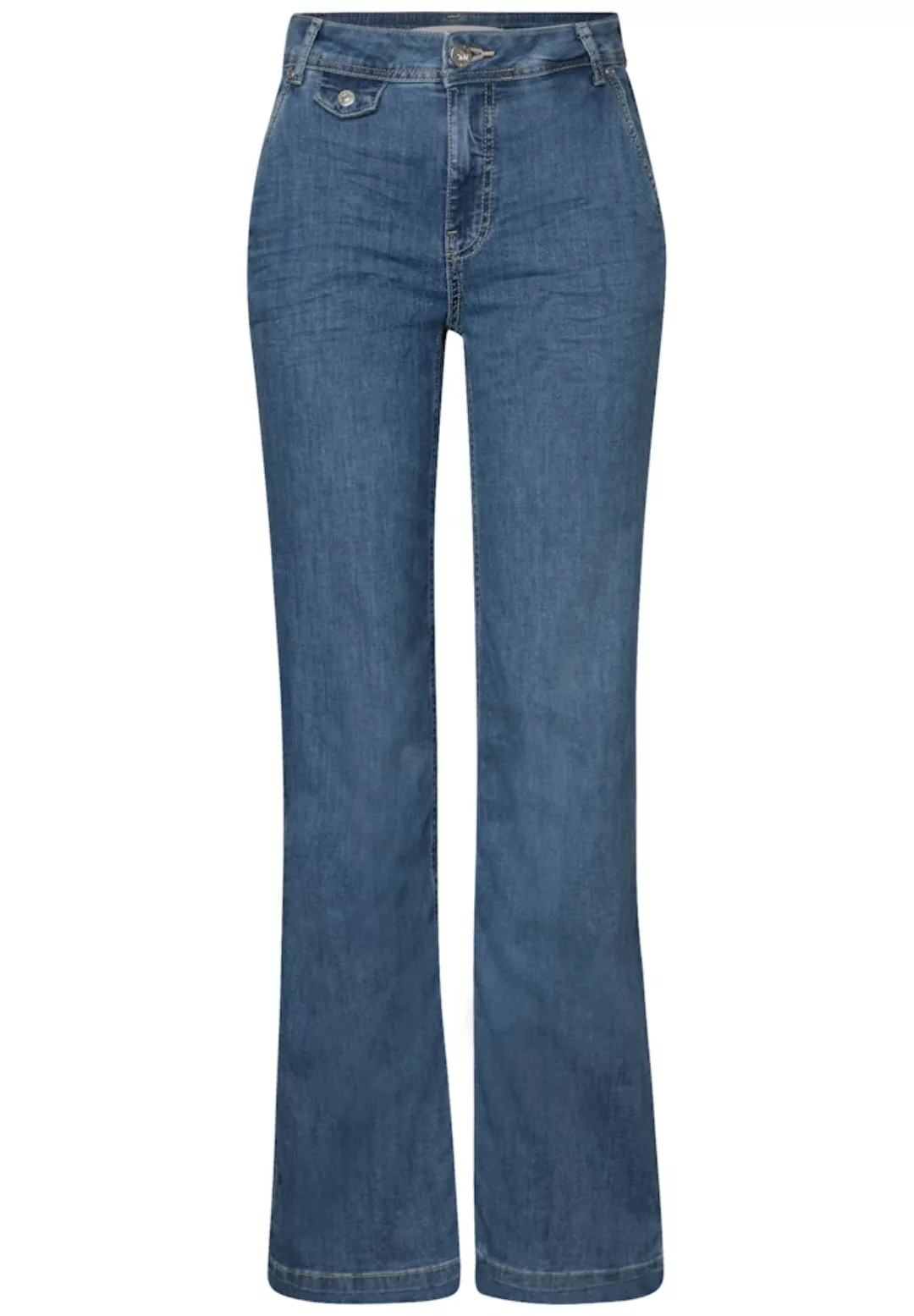 STREET ONE Loose-fit-Jeans, High Waist günstig online kaufen