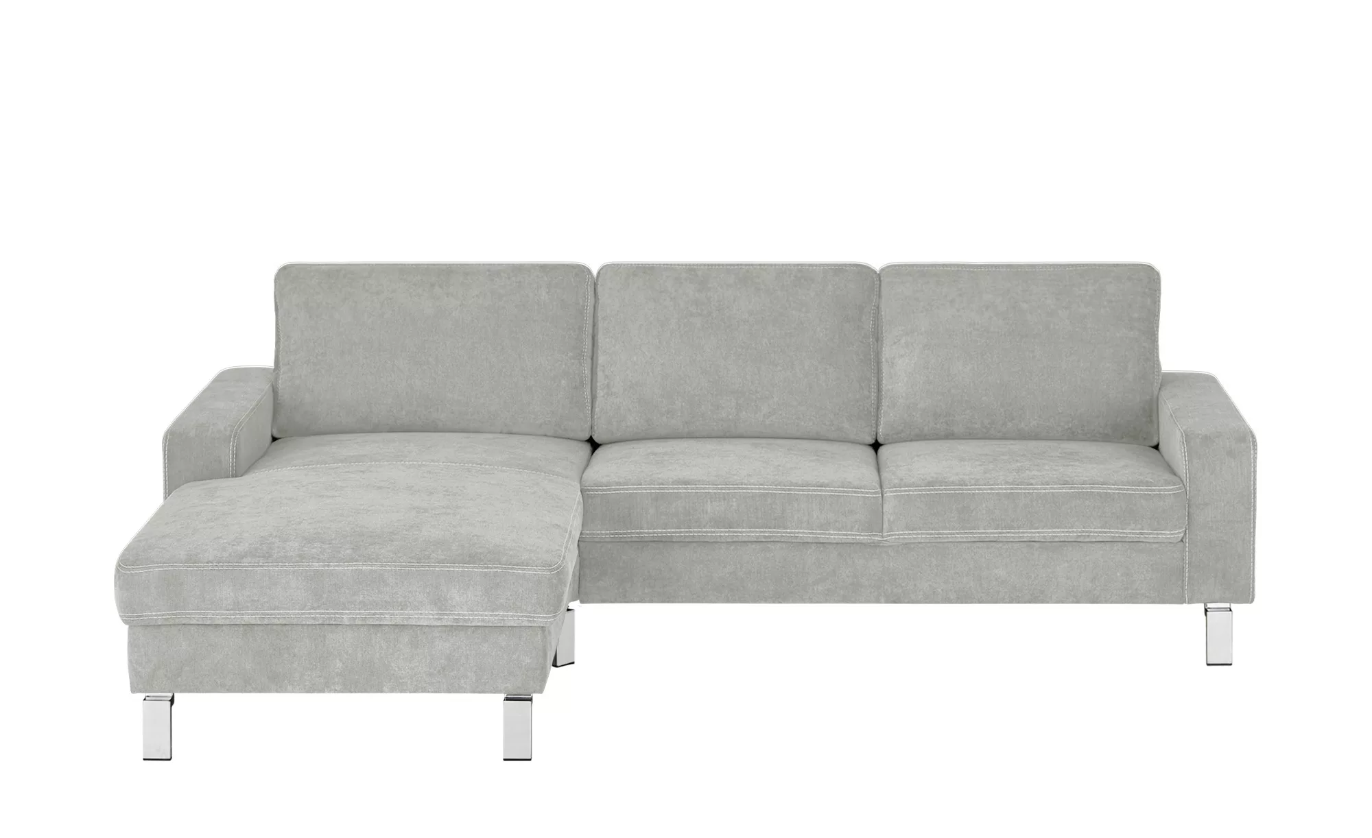 Ecksofa - grau - 86 cm - Polstermöbel > Sofas > Ecksofas - Möbel Kraft günstig online kaufen