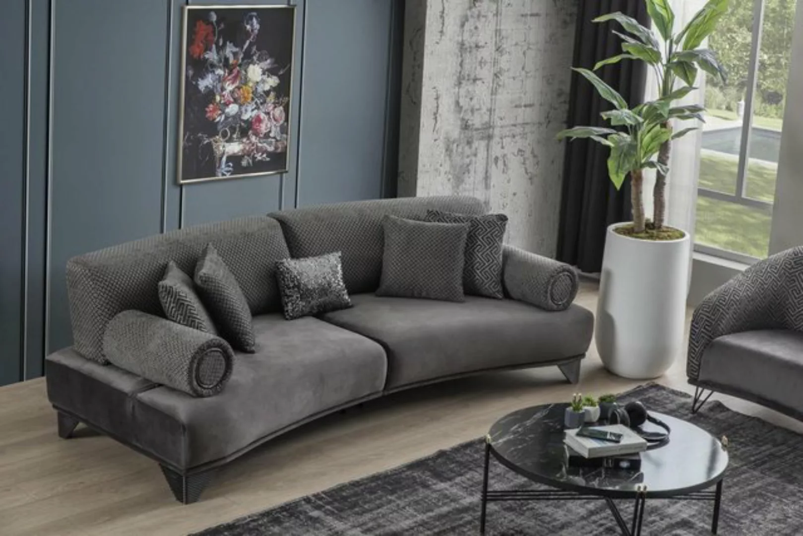 Xlmoebel 3-Sitzer Neues Design Luxus 3-Sitzer Sofa für das Wohnzimmer in ge günstig online kaufen