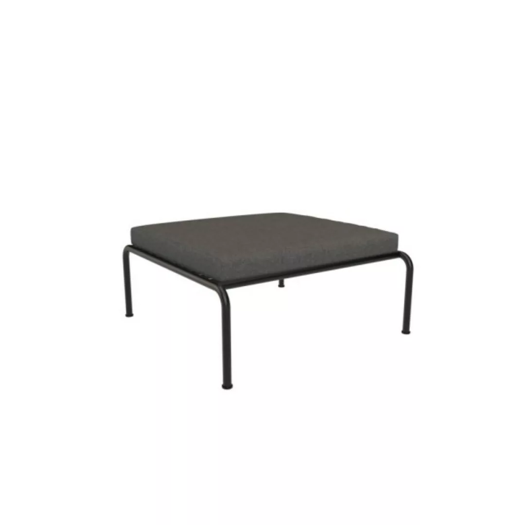 Outdoor Ottoman AVON schwarz Dunkelgrau günstig online kaufen