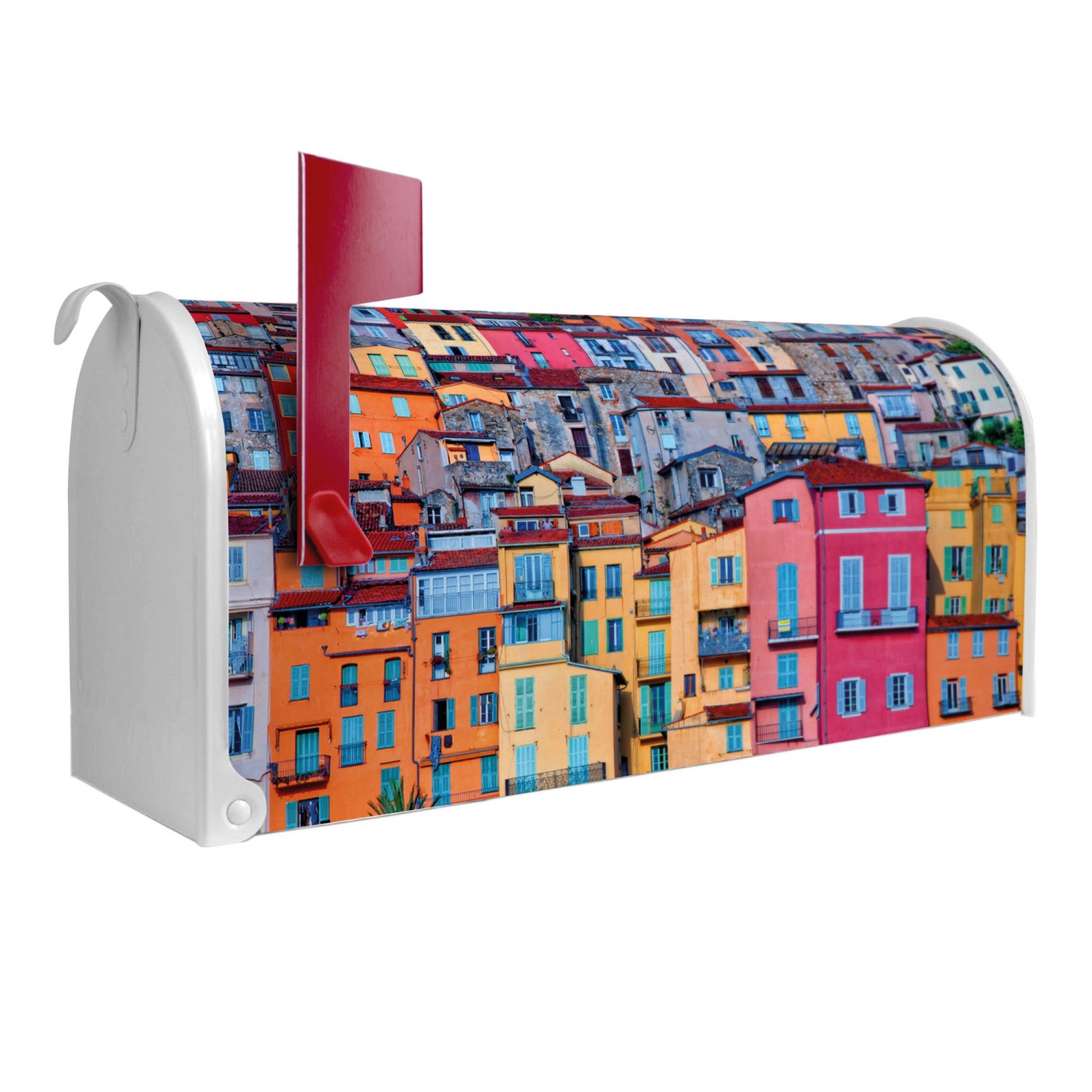 Banjado Amerikanischer Briefkasten Weiß 48x22x16cm US Mailbox Letterbox Pos günstig online kaufen