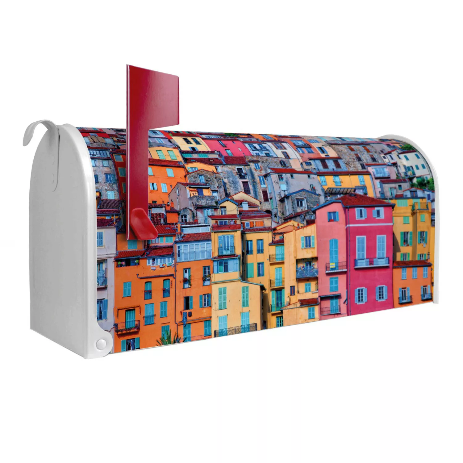 Banjado Amerikanischer Briefkasten Weiß 48x22x16cm US Mailbox Letterbox Pos günstig online kaufen