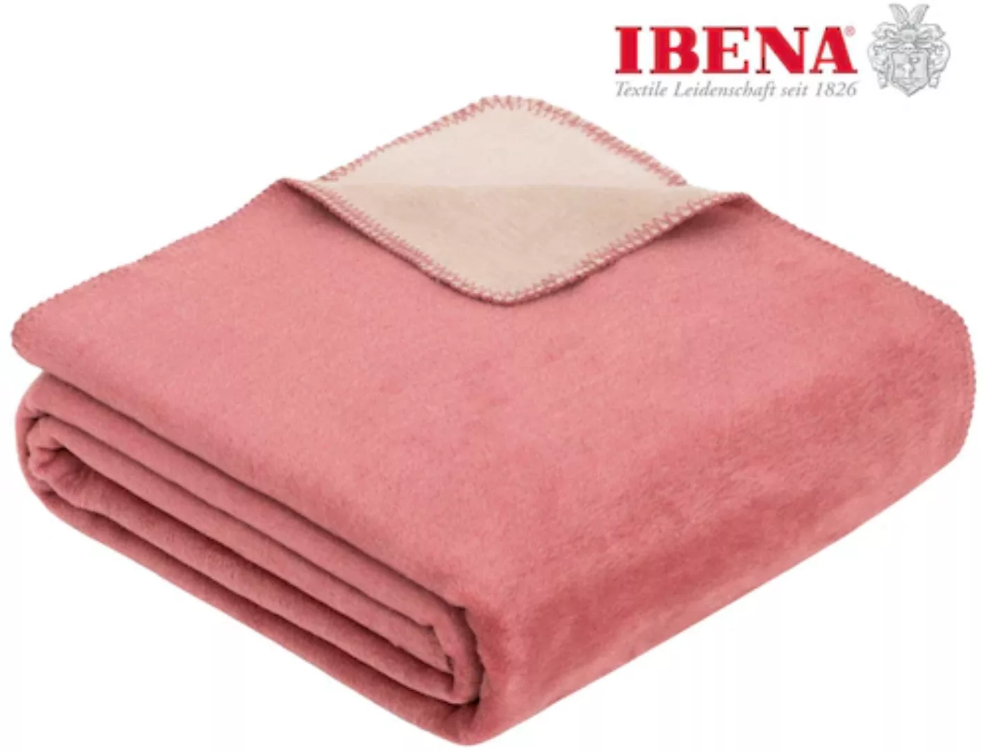 IBENA Wohndecke »Jacquard Decke Dublin«, in trendigen Pastellfarben günstig online kaufen