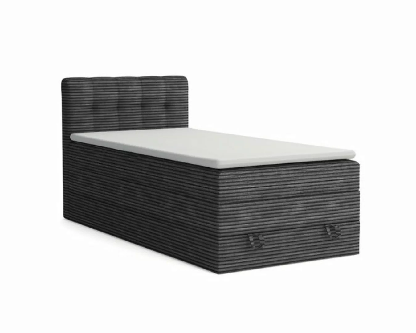 Deine Möbel 24 Boxspringbett JUNG 2 Polsterbett Komplettbett Hotelbett Cord günstig online kaufen