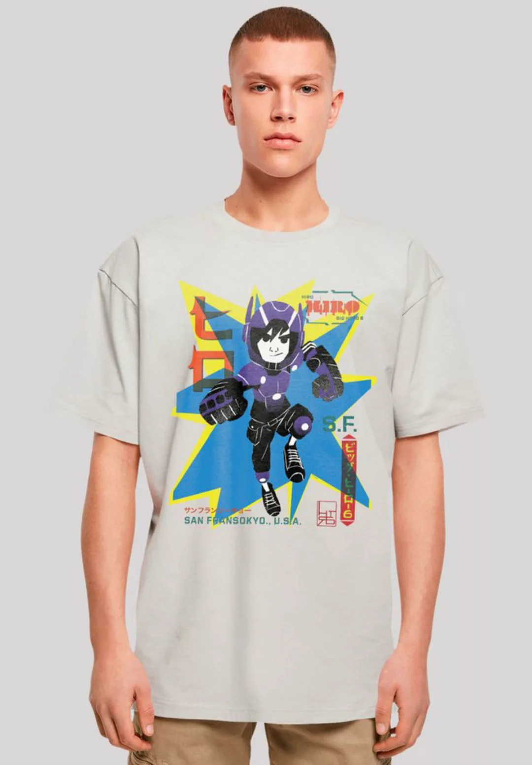 F4NT4STIC T-Shirt "Big Hero 6 Hiro Manga", Premium Qualität günstig online kaufen