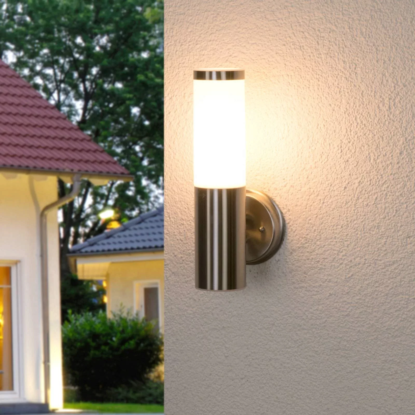 Zeitlose Außenwandlampe Kristof günstig online kaufen