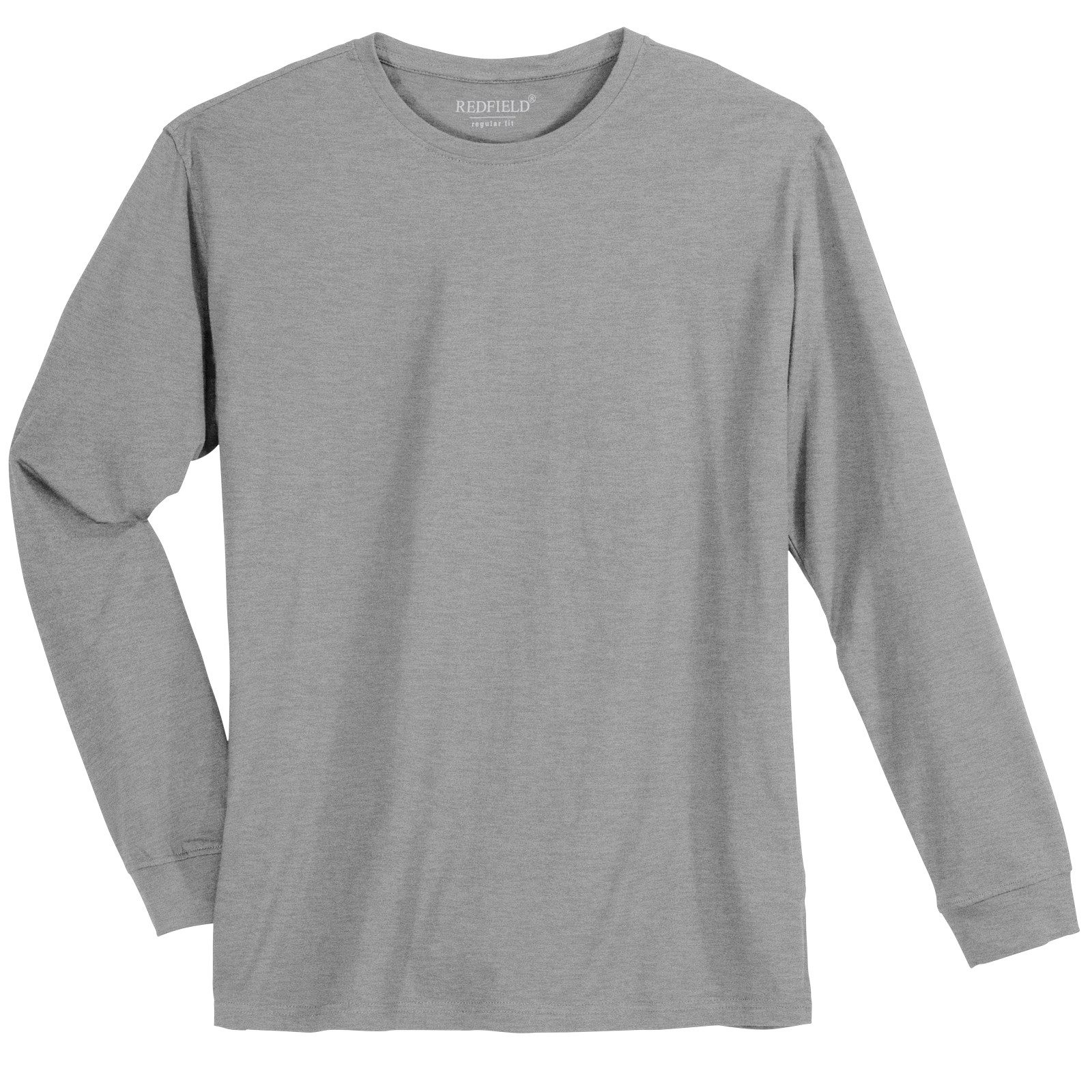 redfield Langarmshirt Redfield Langarmshirt grau melange günstig online kaufen