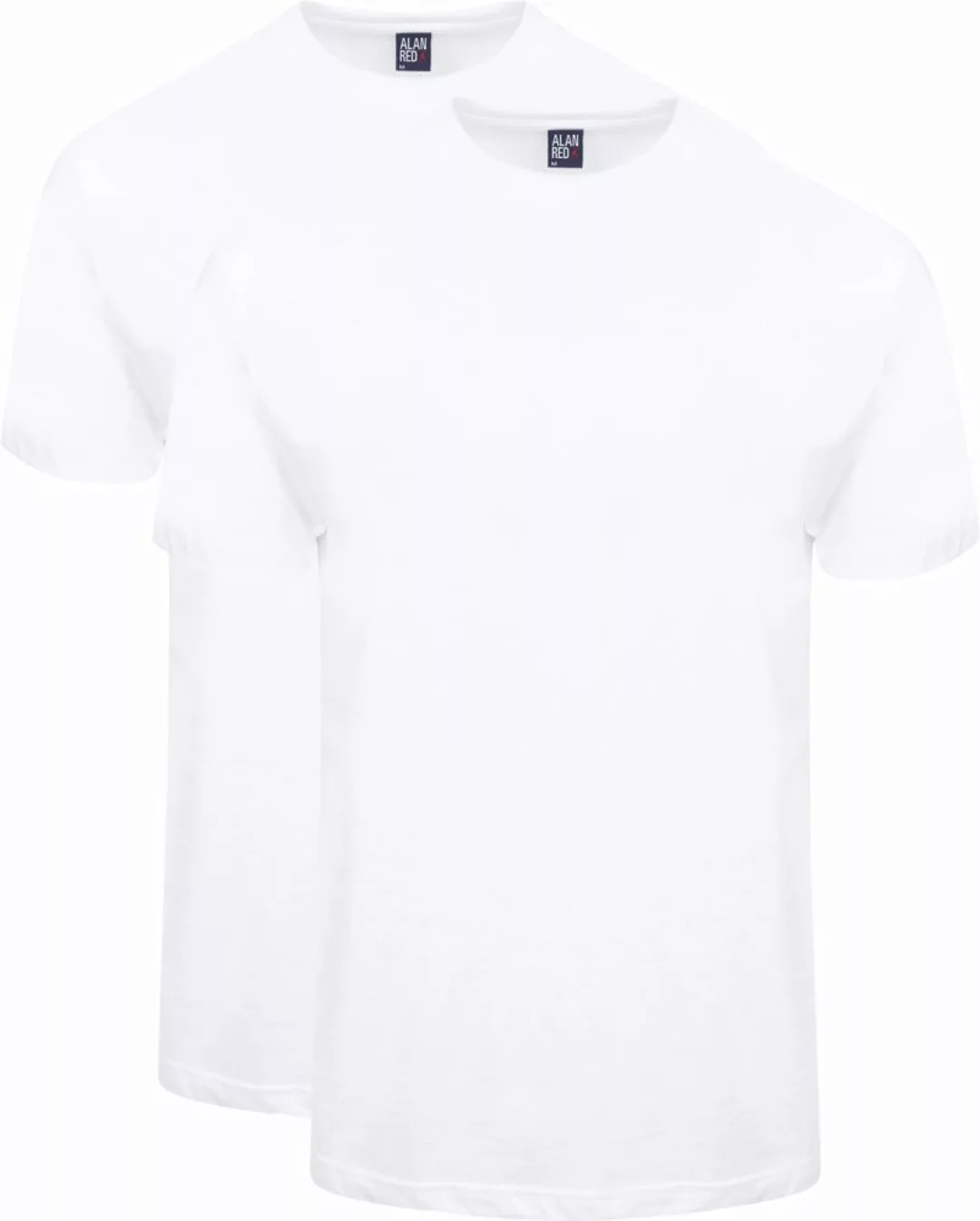 Alan Red T-Shirt Virginia Weiß (2er-Pack) - Größe M günstig online kaufen