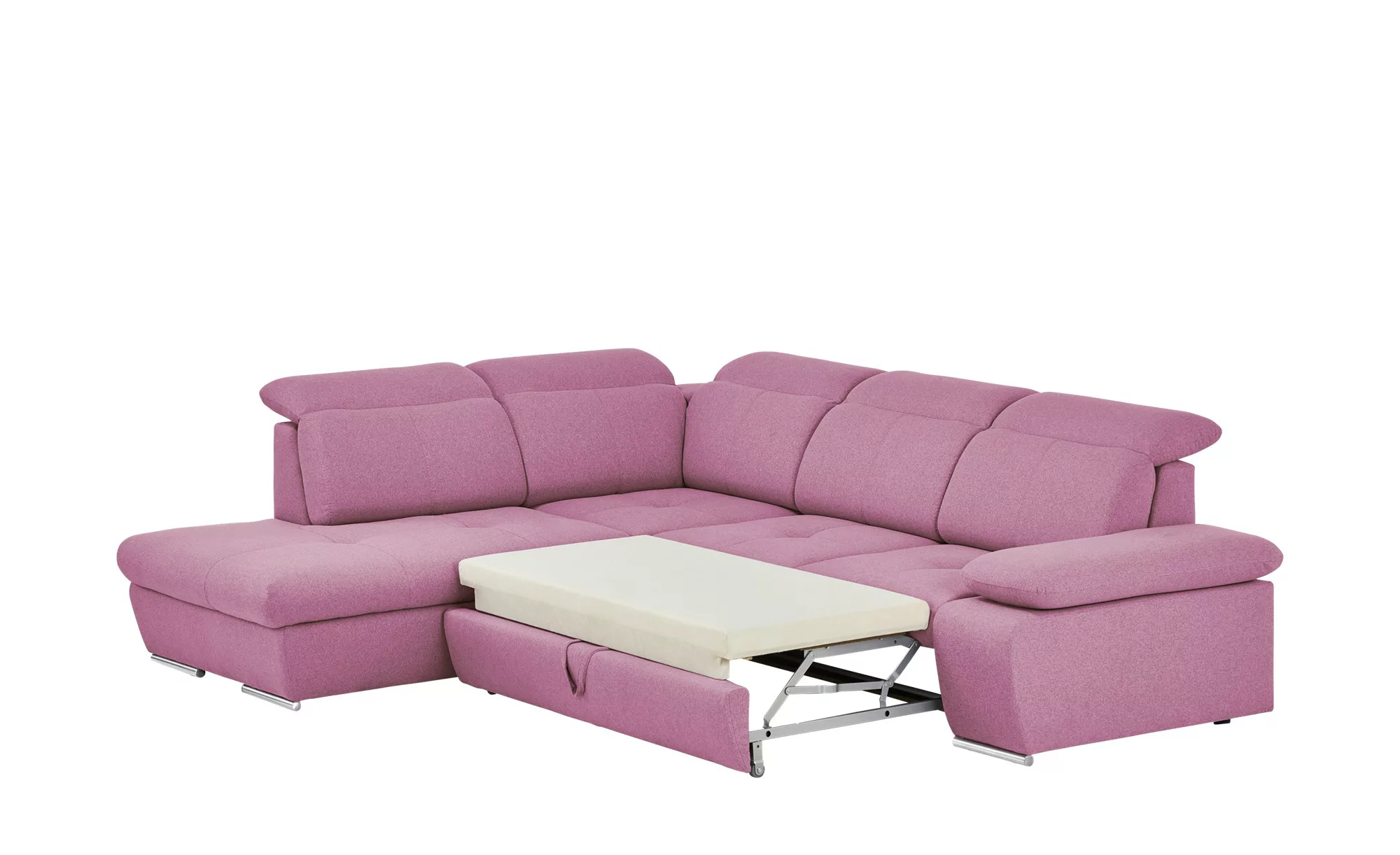 switch Ecksofa  Avilla ¦ rosa/pink ¦ Maße (cm): B: 285 H: 86 T: 234.0 Polst günstig online kaufen