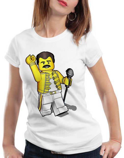 style3 T-Shirt I want to brick free freddie rock you baustein mercury günstig online kaufen