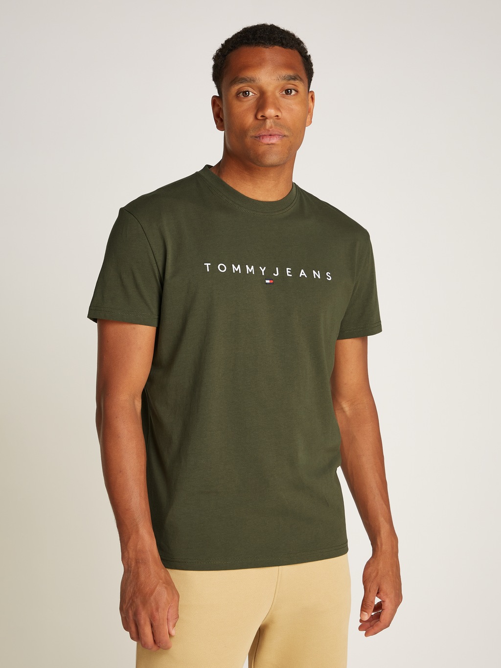 Tommy Jeans Plus Rundhalsshirt "TJM REG LINEAR LOGO TEE EXT", in Große Größ günstig online kaufen