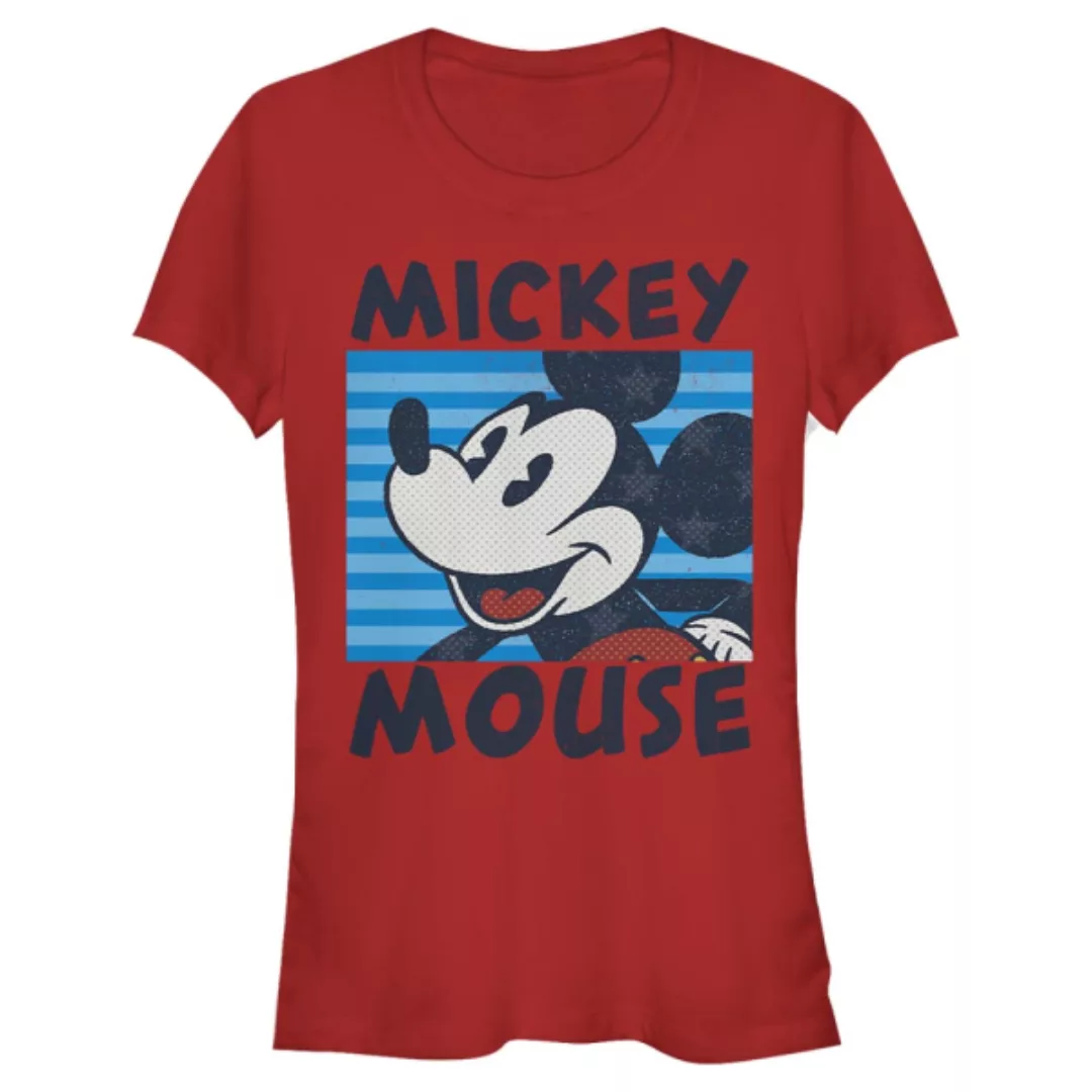 Disney - Micky Maus - Micky Maus Mickeys Stripes - Frauen T-Shirt günstig online kaufen