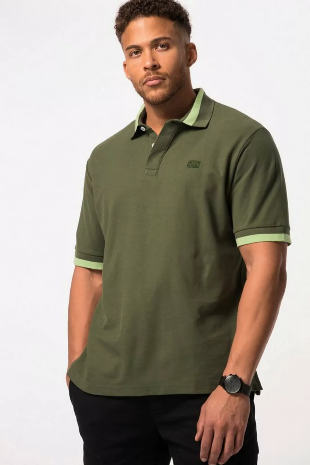 STHUGE Poloshirt STHUGE Poloshirt Halbarm Piqué bis 8 XL günstig online kaufen