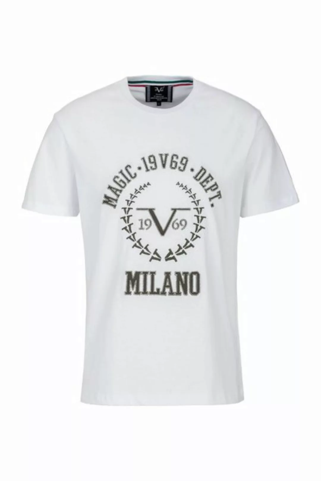 19V69 ITALIA T-Shirt - kurzarm Shirt mit Print - T-Shirt mit Logo - MARCELL günstig online kaufen