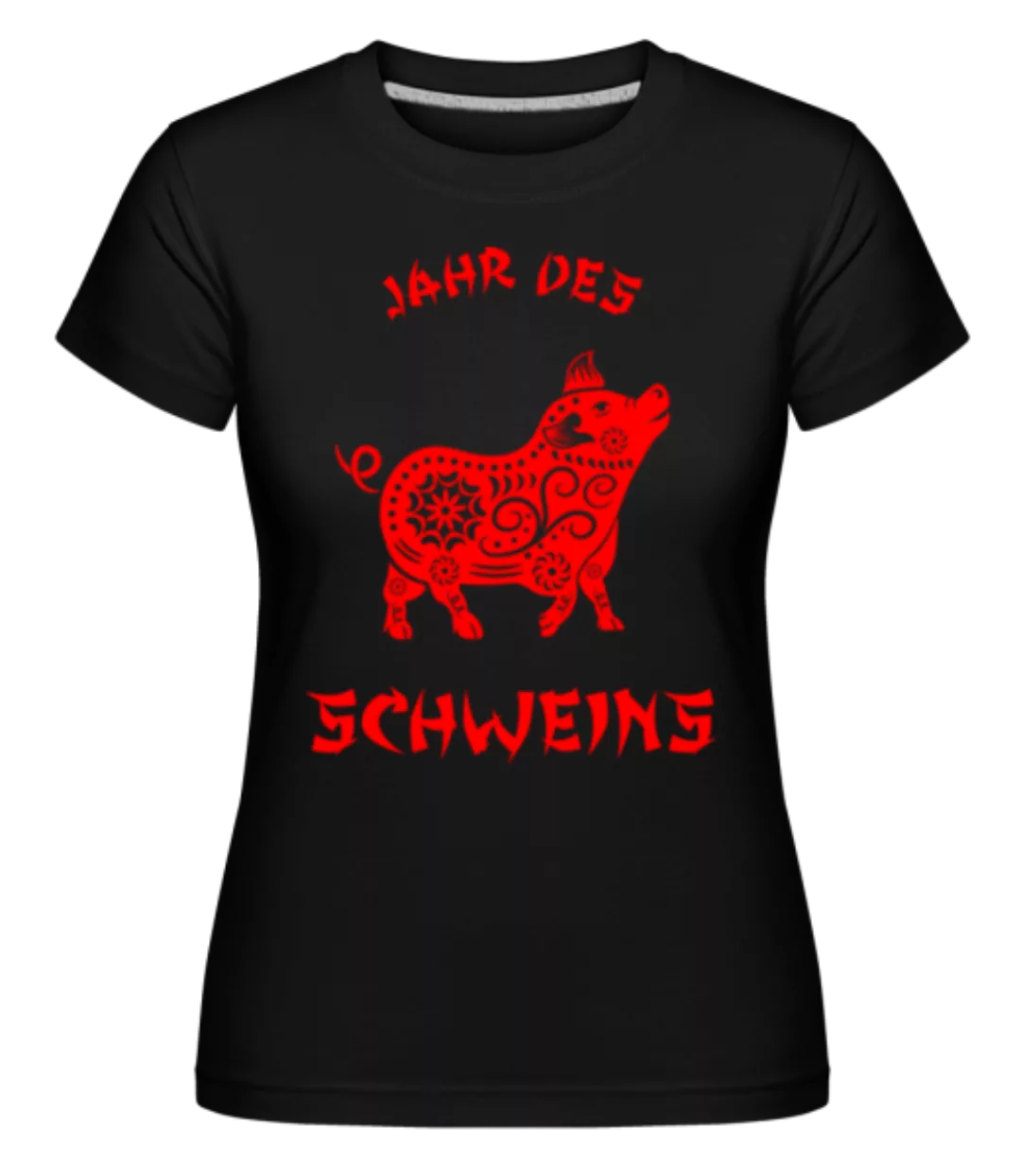 Chinesisches Zeichen Jahr Des Schweins · Shirtinator Frauen T-Shirt günstig online kaufen