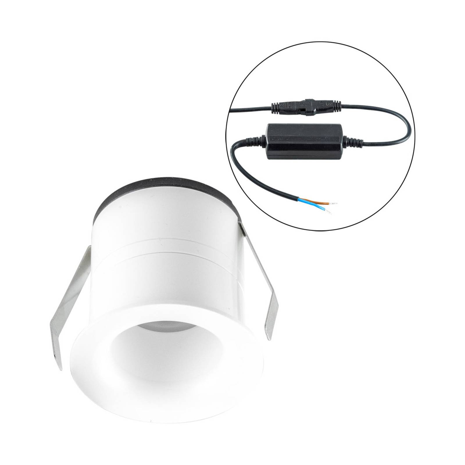 EVN Noblendo LED-Deckeneinbauleuchte weiß Ø 5,5 cm günstig online kaufen