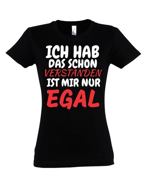 Youth Designz Print-Shirt Verstanden Egal Damen T-Shirt mit lustigen Spruch günstig online kaufen