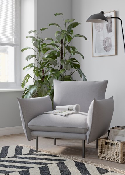 andas Sessel "Stine Cocktailsessel", Besonderes Design durch Kissenoptik un günstig online kaufen