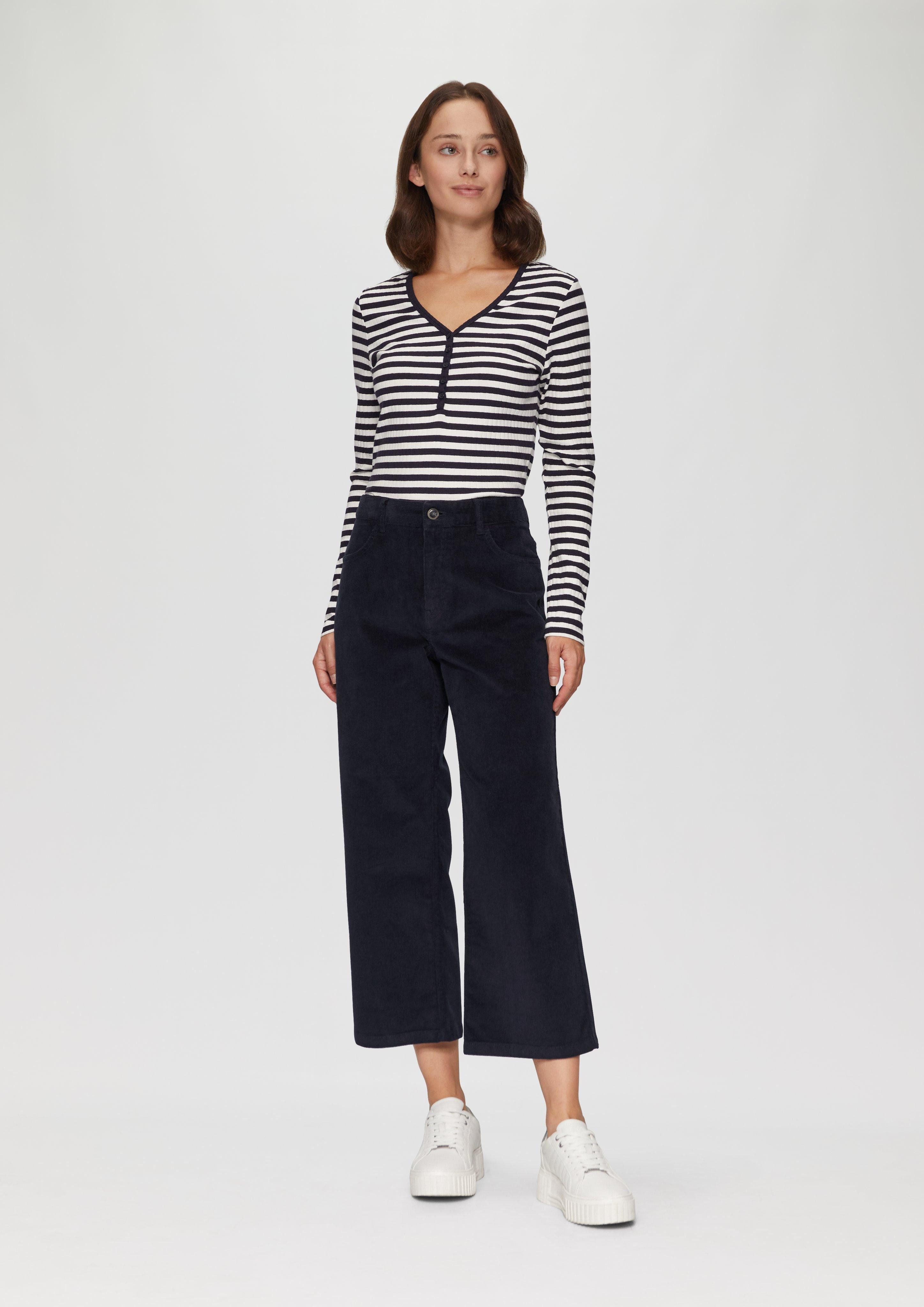 s.Oliver 3/4-Hose Elastische Culotte aus Cord günstig online kaufen