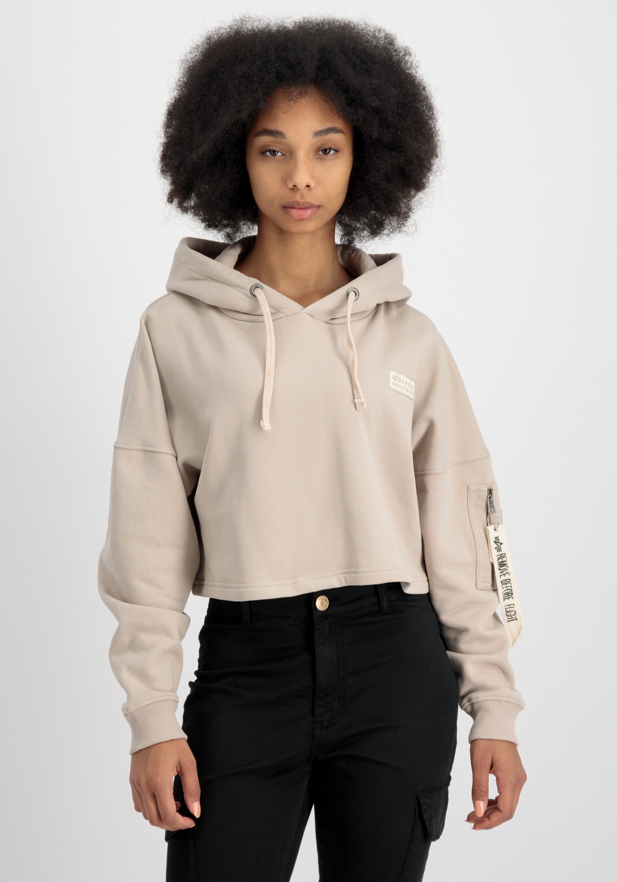 Alpha Industries Hoodie "Alpha Industries Women - Hoodies Organics Cropped günstig online kaufen