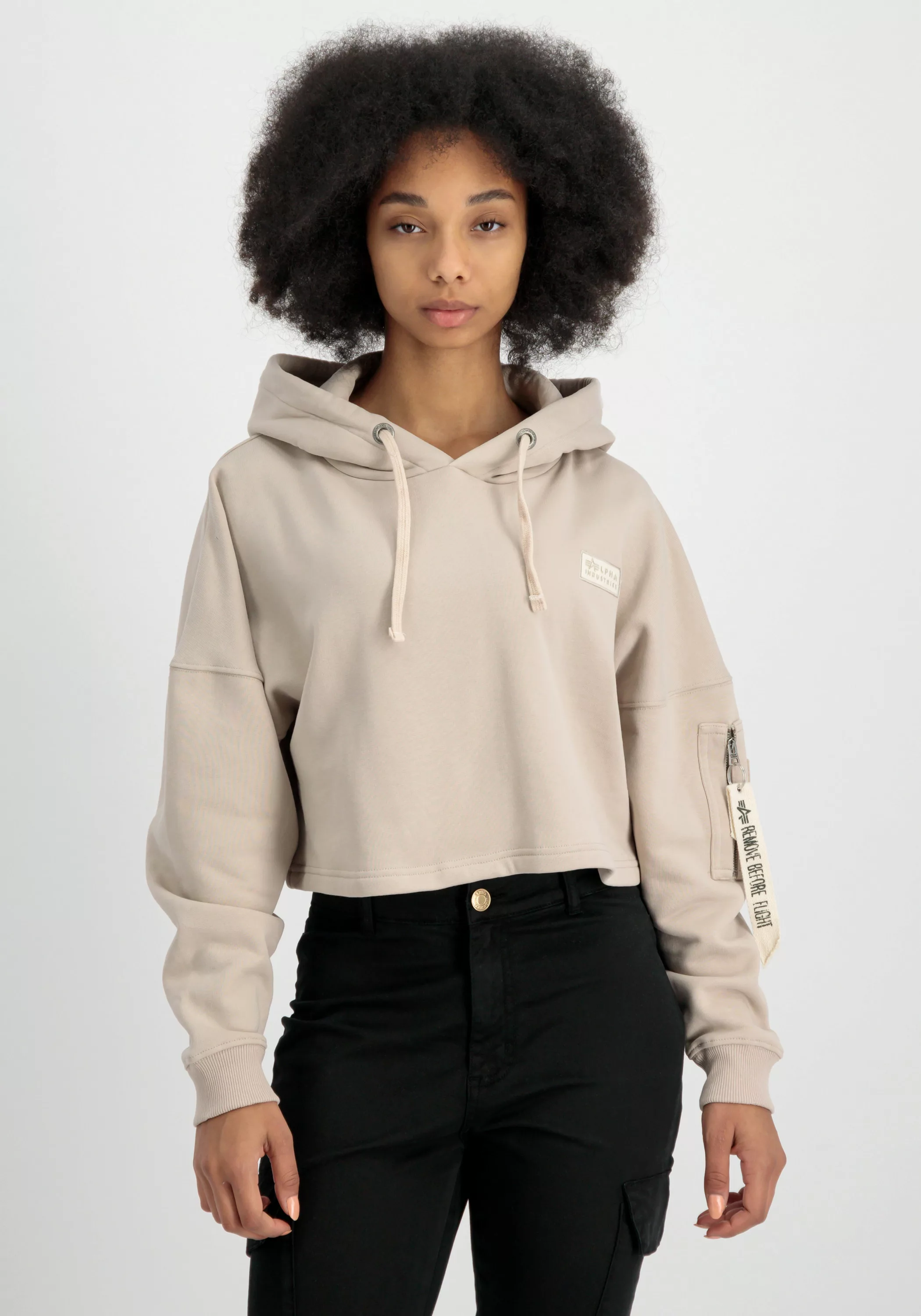 Alpha Industries Hoodie "Alpha Industries Women - Hoodies Organics Cropped günstig online kaufen