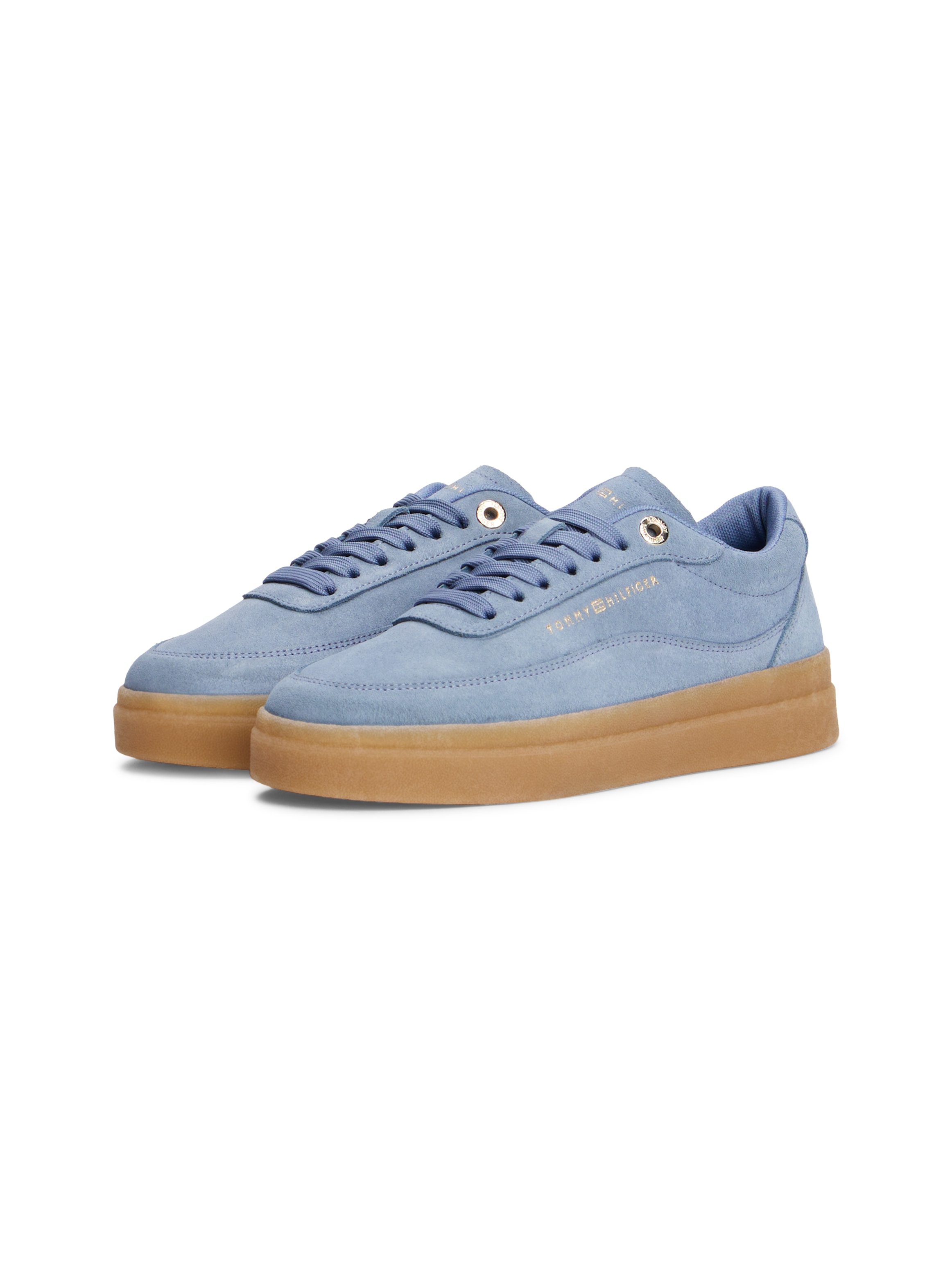 Tommy Hilfiger Plateausneaker "MODERN COURT SNEAKER SUEDE", Freizeitschuh, günstig online kaufen