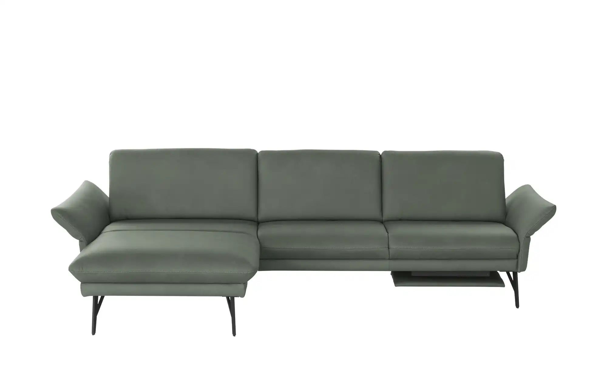 himolla Ecksofa Echtleder 1928 ¦ grün ¦ Maße (cm): B: 296 H: 85 T: 175 Pols günstig online kaufen