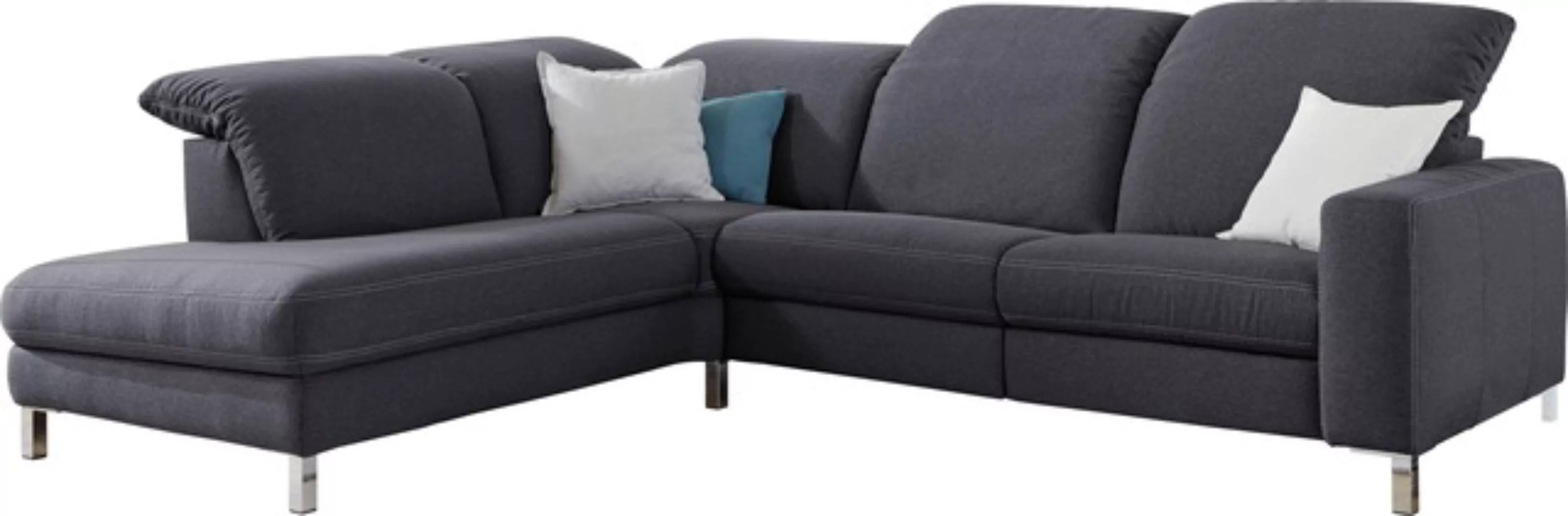 3C Candy Ecksofa »Homely bequem und komfortabel, mit verstellbaren Kopfteil günstig online kaufen