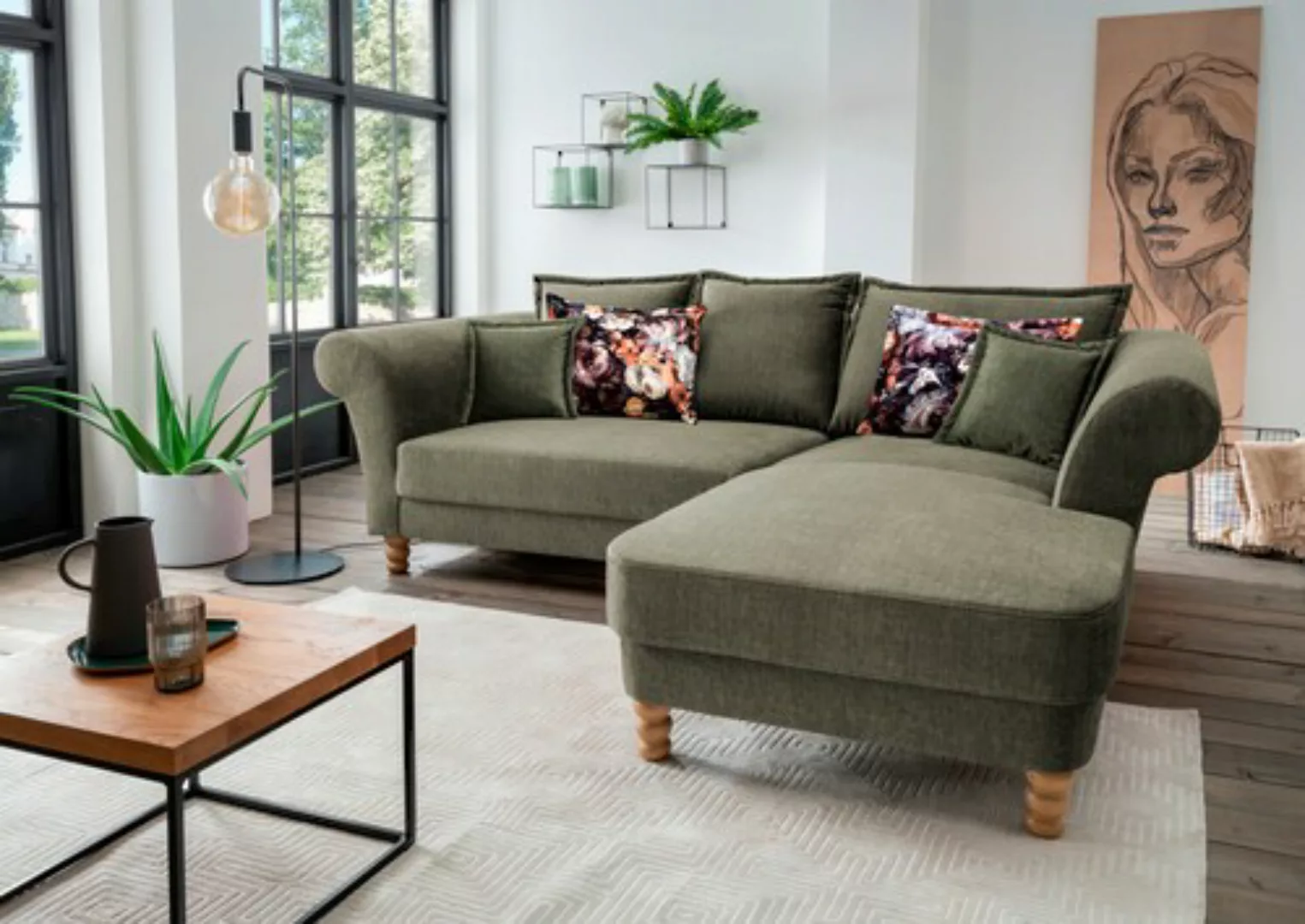 Home affaire Ecksofa "Tassilo L-Form" günstig online kaufen