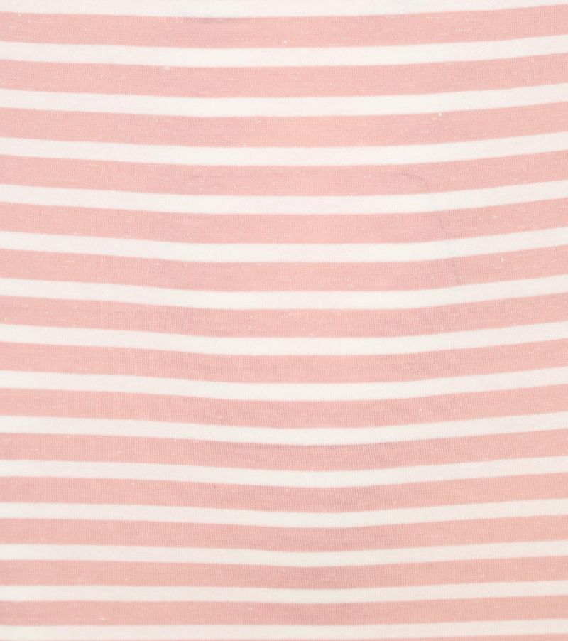 Anerkjendt T-shirt Akrod Streifen Rosa - Größe XXL günstig online kaufen