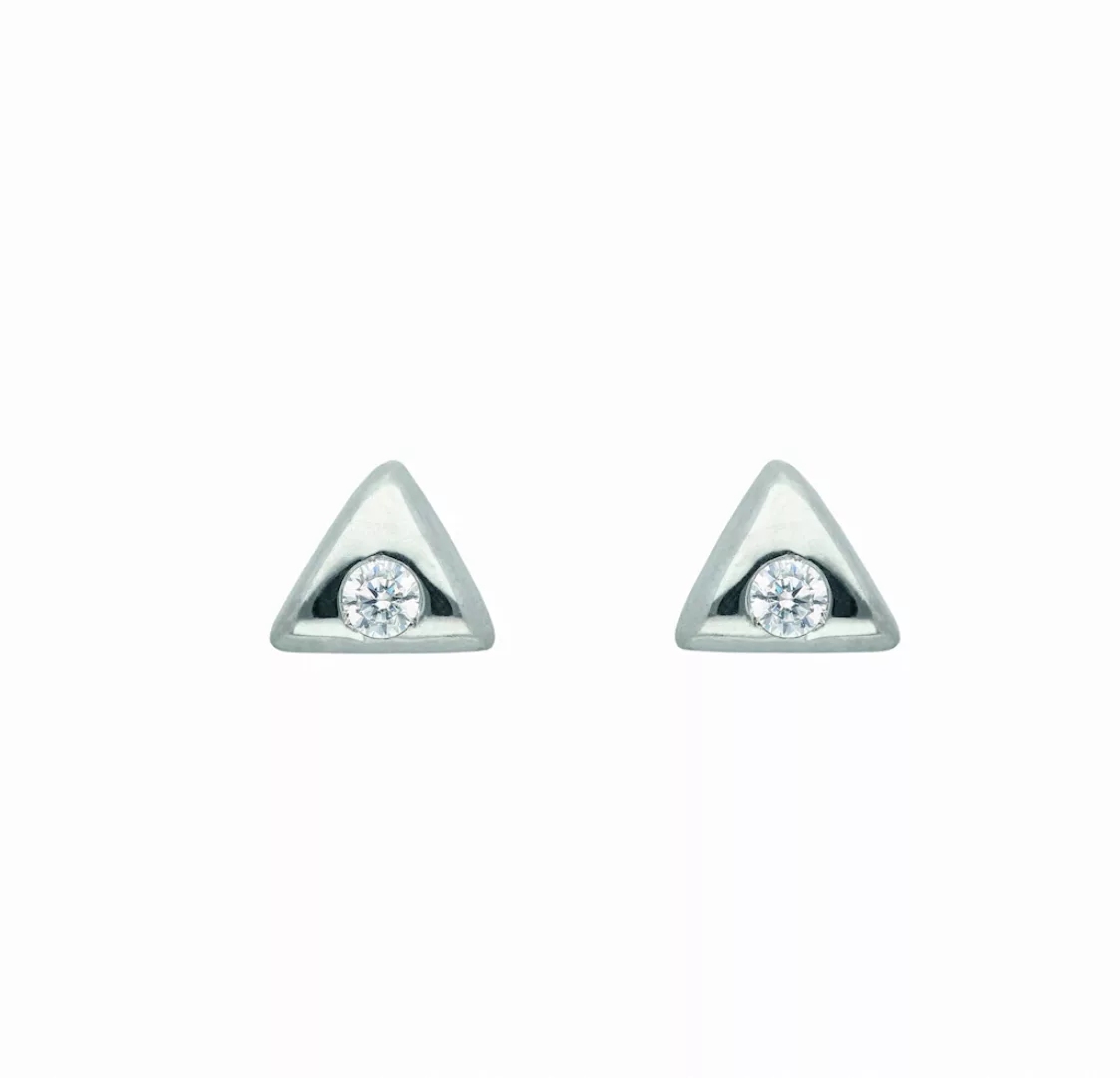 Adelia´s Paar Ohrhänger "1 Paar 925 Silber Ohrringe / Ohrstecker dreieckig günstig online kaufen