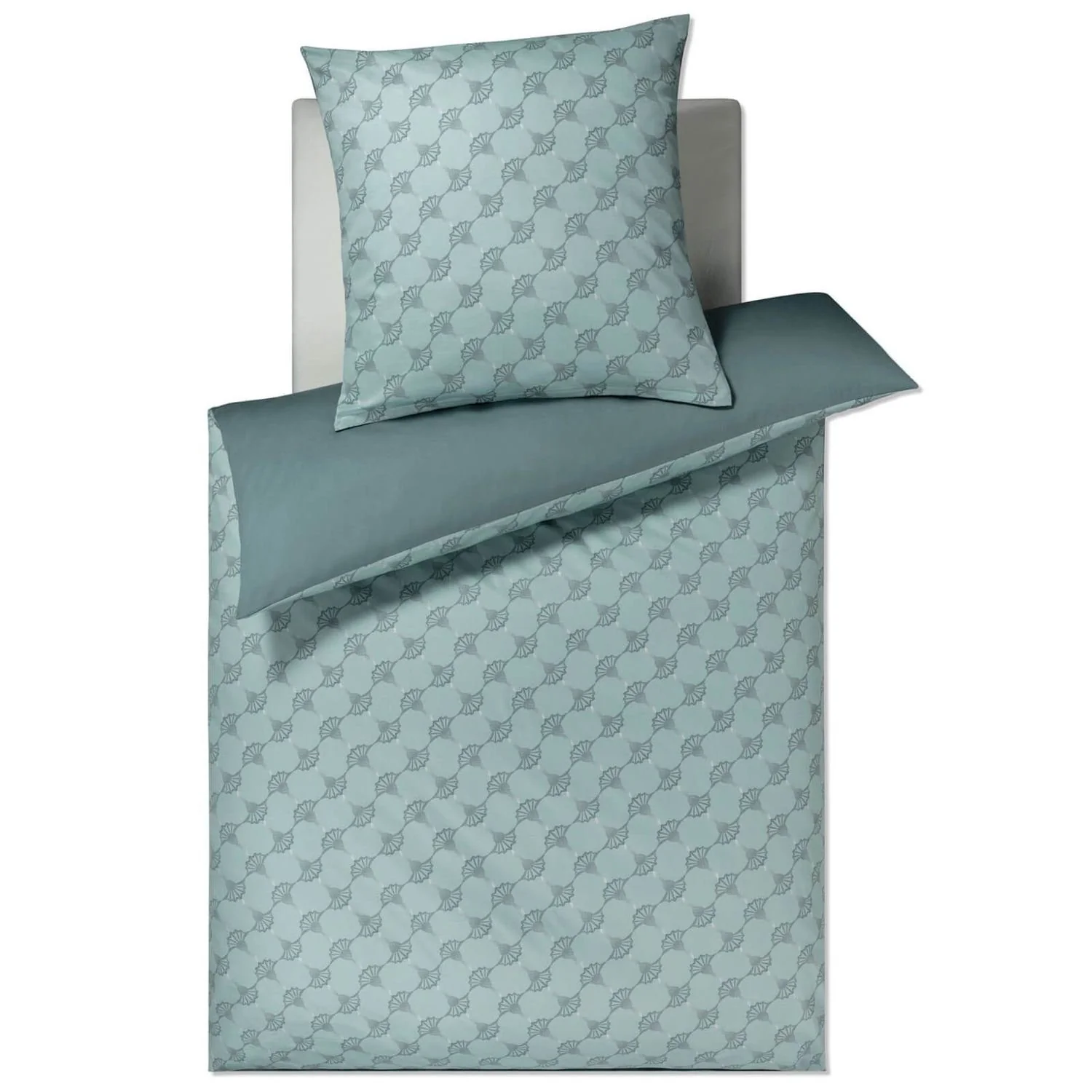 JOOP! Comfort Satin Bettwäsche 4083-44 Cornflower Double Mint 155x220 günstig online kaufen