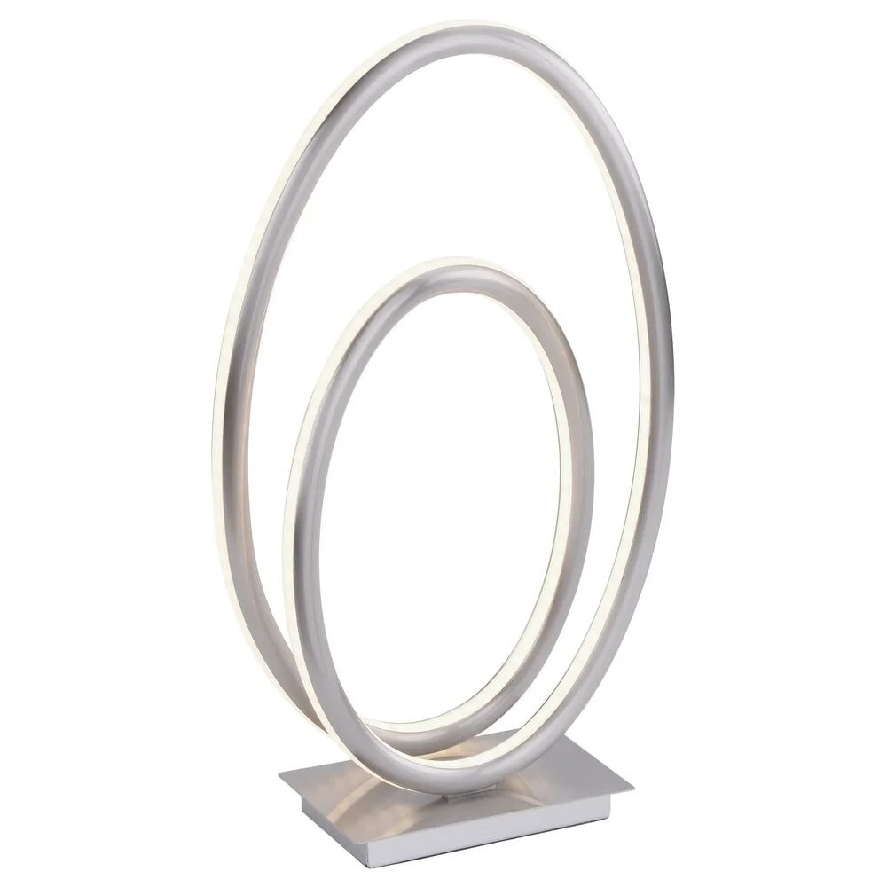 Q-Smart LED Tischleuchte Q-Nevio in Silber tunable white inkl. Fernbedienun günstig online kaufen