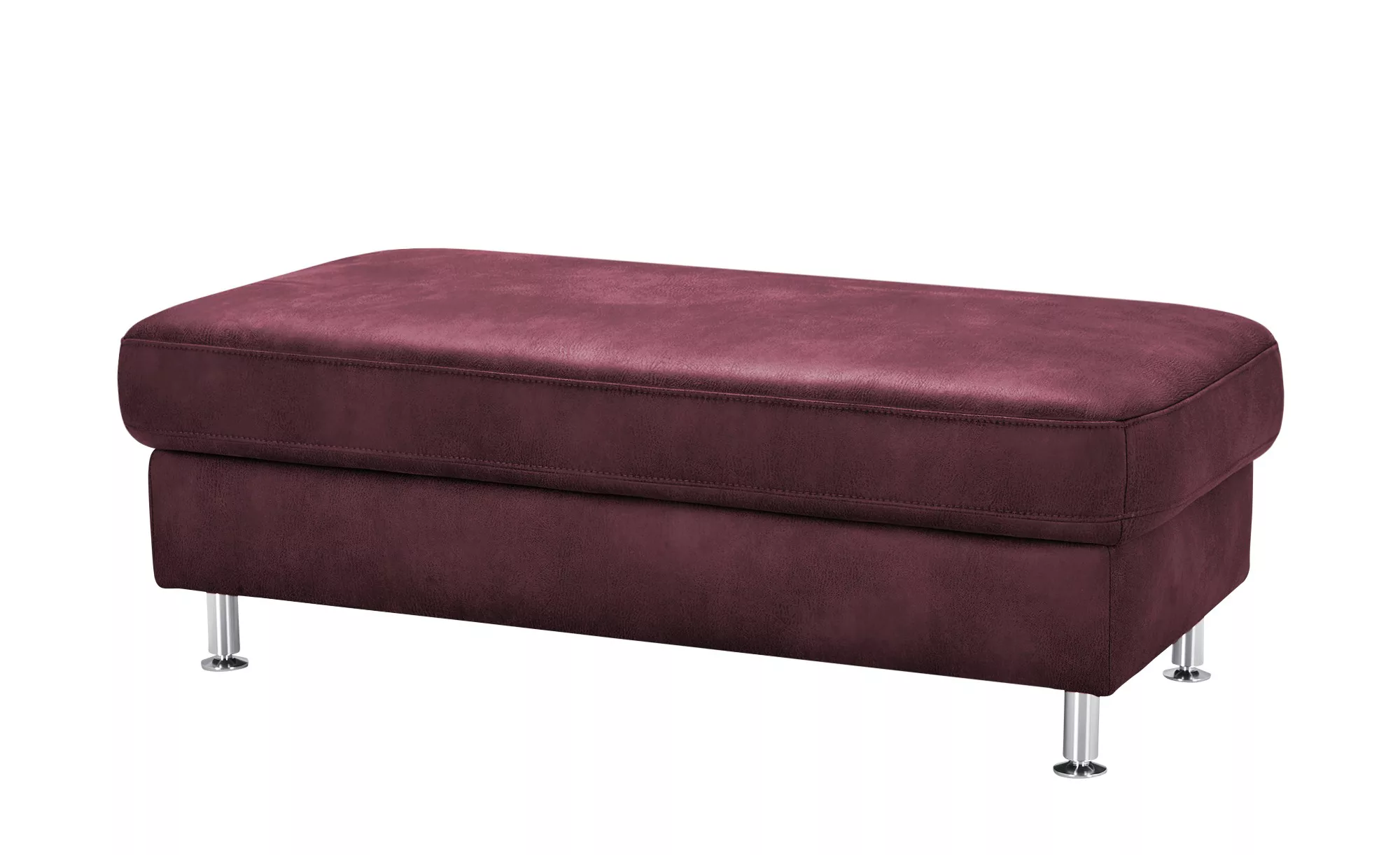 Mein Sofa bold XXL Hocker  Veit ¦ rot ¦ Maße (cm): B: 130 H: 46 T: 65.0 Pol günstig online kaufen