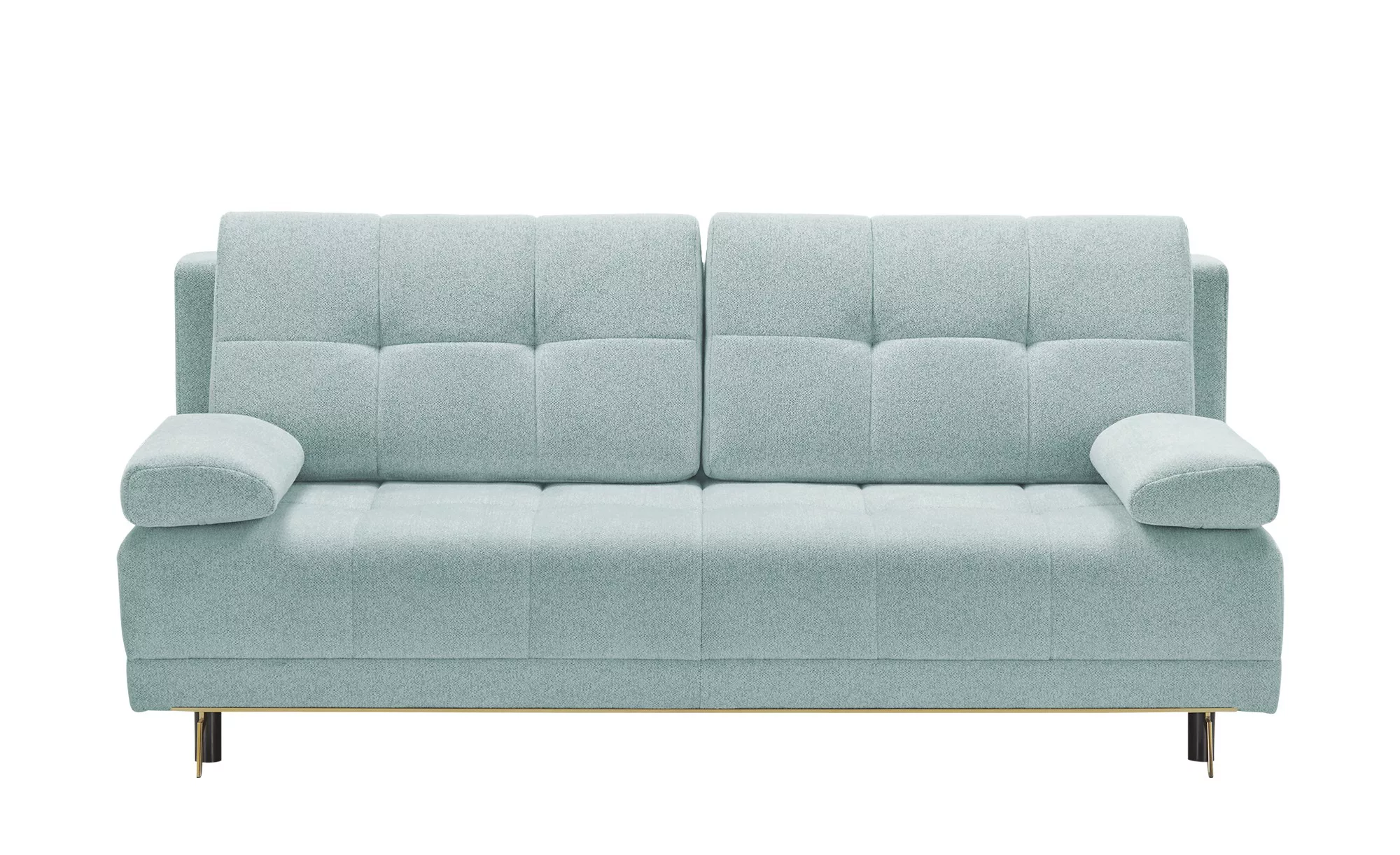 smart Schlafsofa  Celina ¦ grün ¦ Maße (cm): B: 201 H: 95 T: 108.0 Polsterm günstig online kaufen