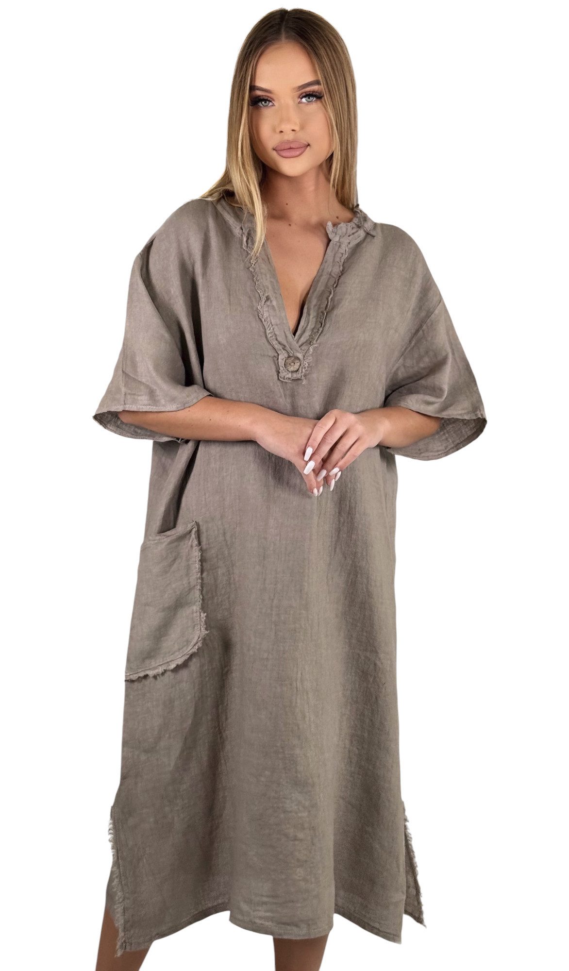 Mississhop Sommerkleid Dame Kleid Sommerkleid 100% günstig online kaufen