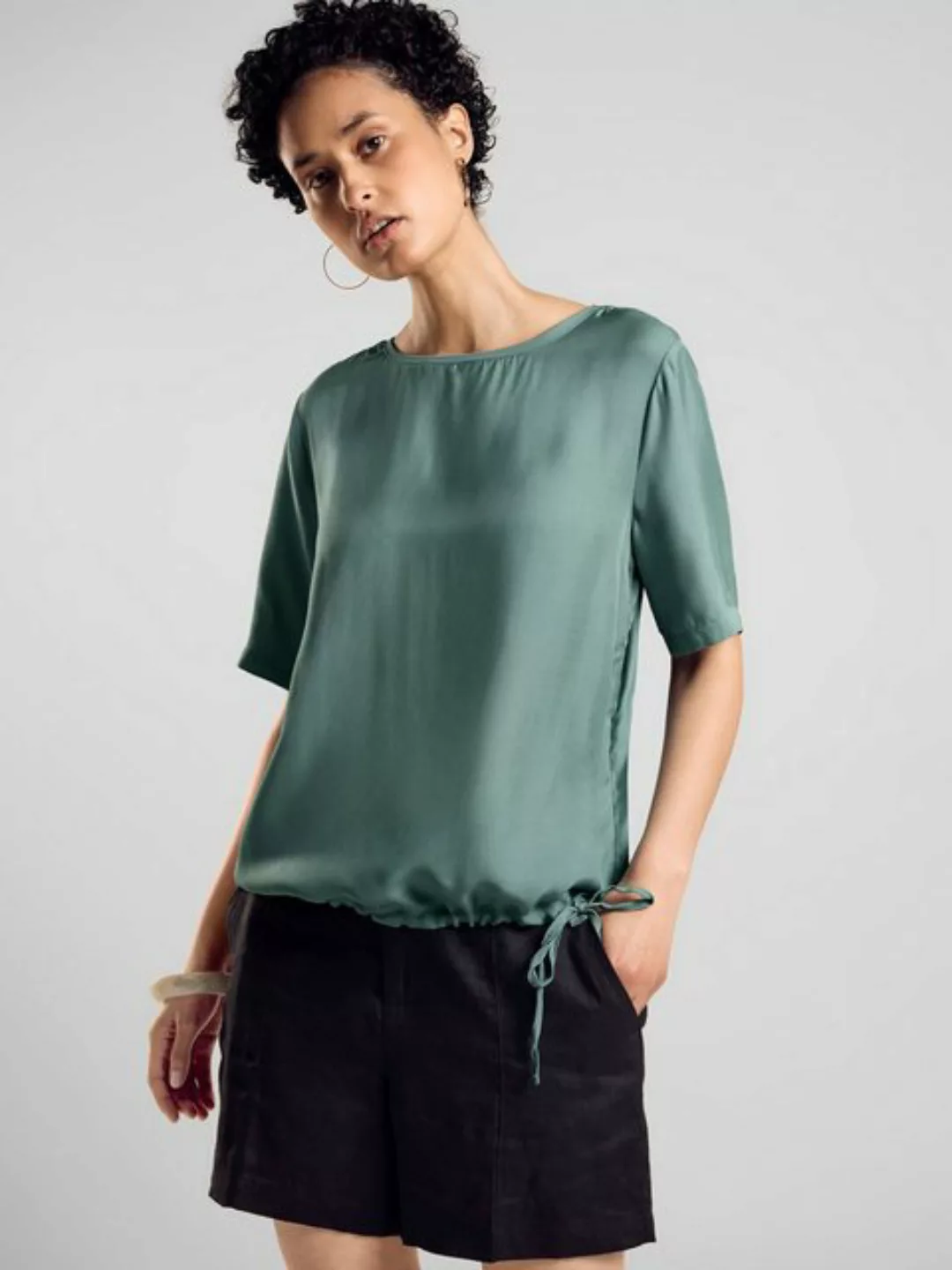 STREET ONE Shirtbluse mit Tunnelzug günstig online kaufen