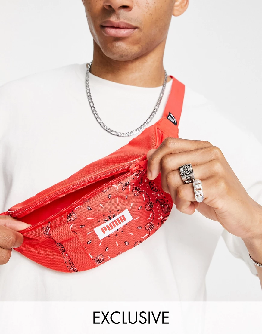 Puma – Gürteltasche in Rot günstig online kaufen