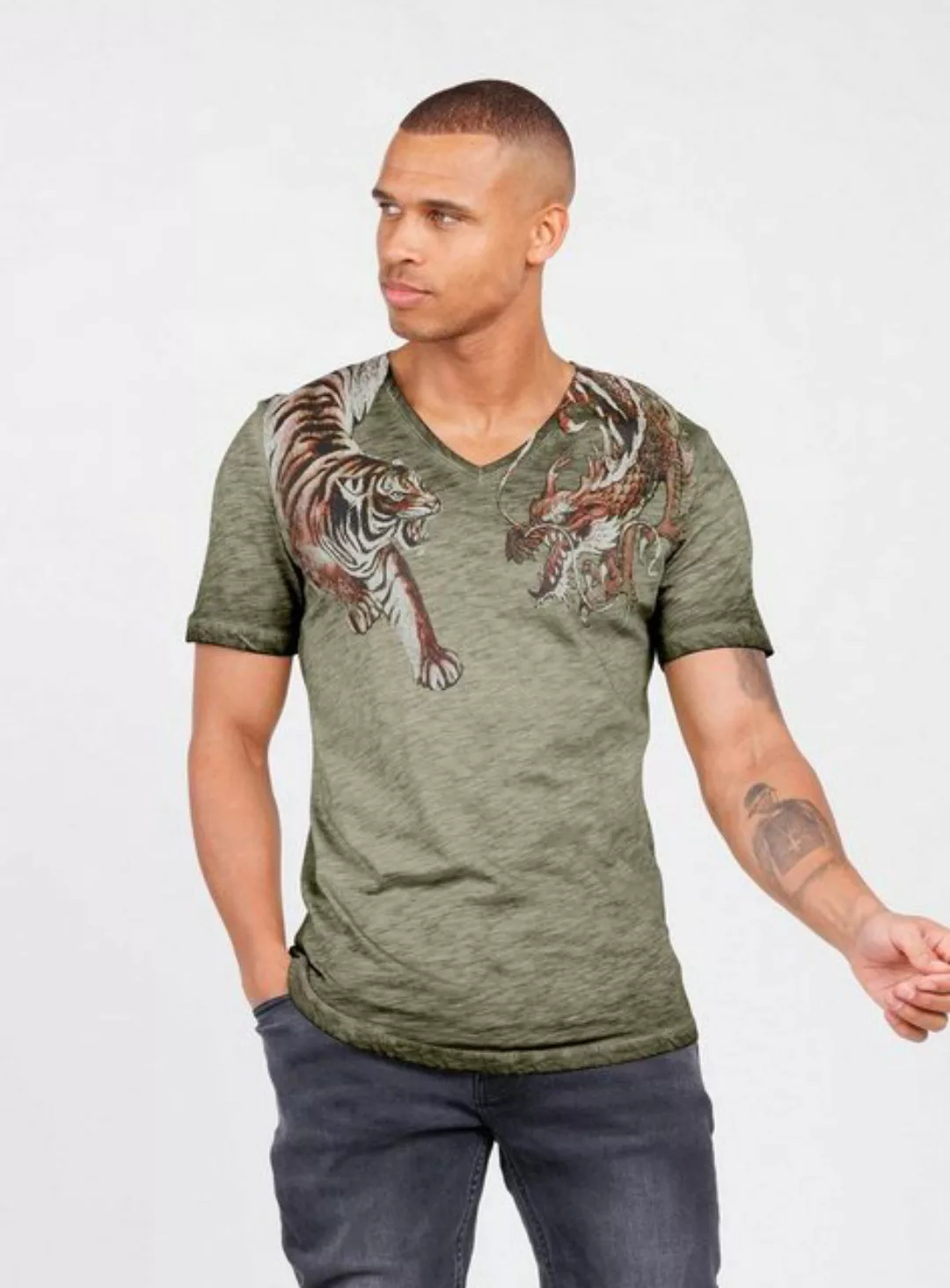 Key Largo T-Shirt MT DRAGON v-neck günstig online kaufen