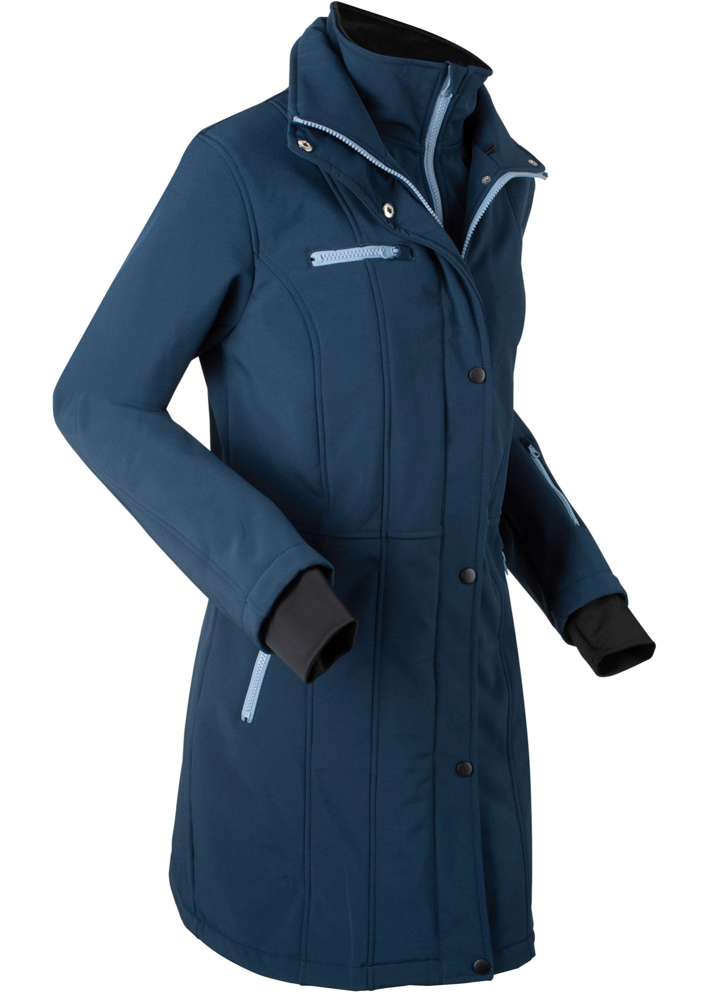 Stretch-Softshelljacke, wasserabweisend, 2 in 1-Optik günstig online kaufen