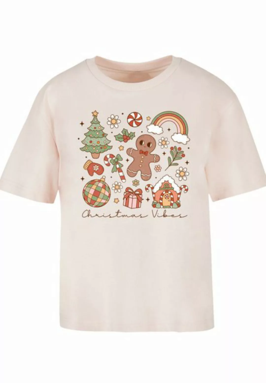 F4NT4STIC T-Shirt Weihnachten Vibes Cozy Cute Winter Premium Qualität, Weih günstig online kaufen