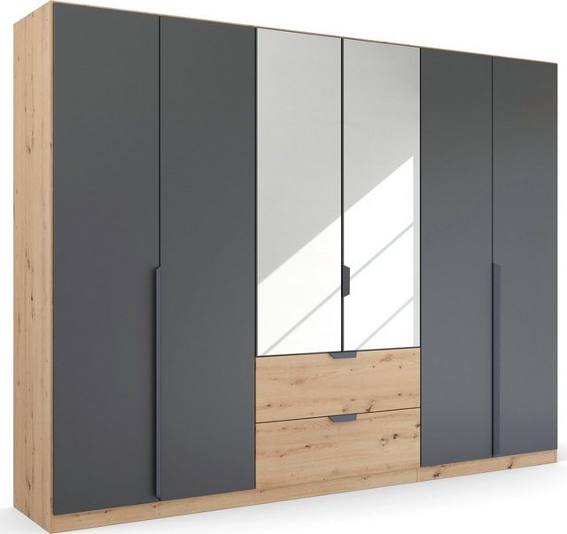 rauch Drehtürenschrank "Dark&Wood by Quadra Spin", im Industrial Style mit günstig online kaufen