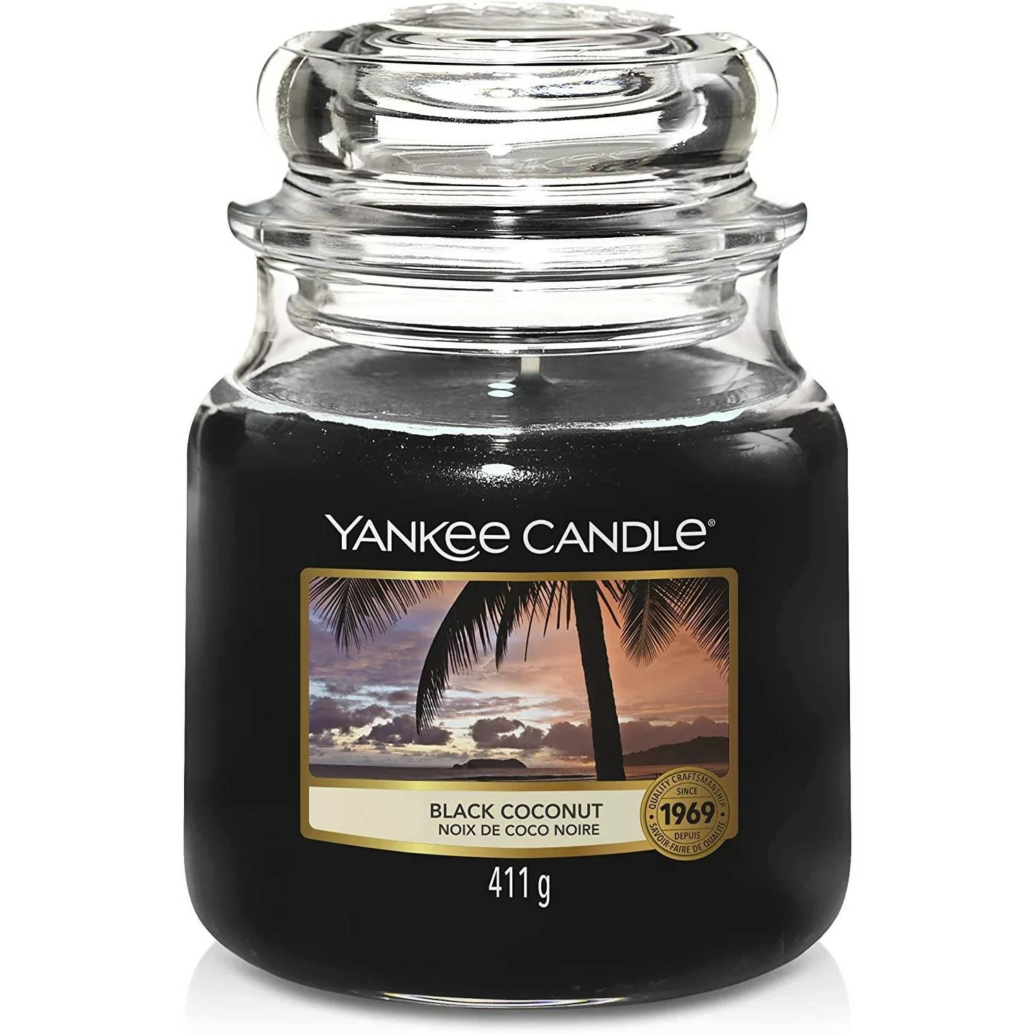 Yankee Candle Duftkerze Black Coconut 411 g günstig online kaufen